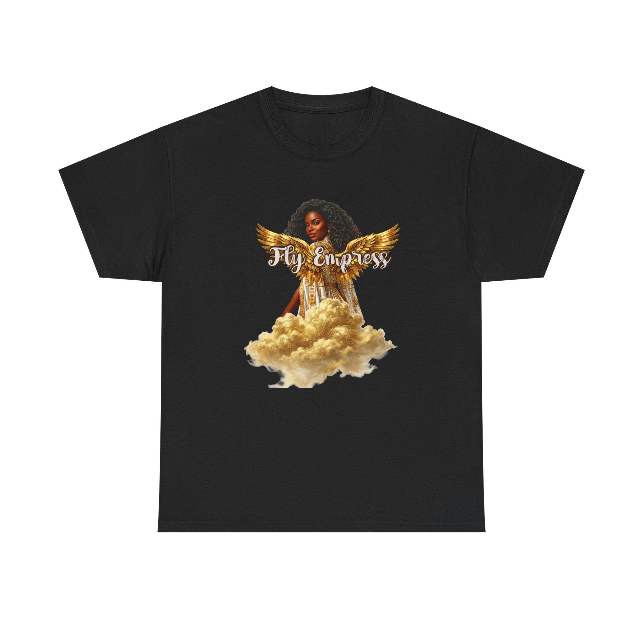 👑🕊️ Fly Empress Angel Wing Tee — Divine Queen Energy Graphic T-Shirt 🔥✨
