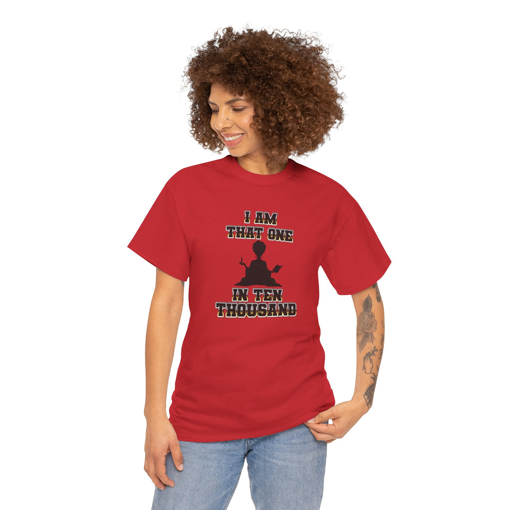 I Am That One in Ten Thousand – Yoga & Spiritual Woman Tee