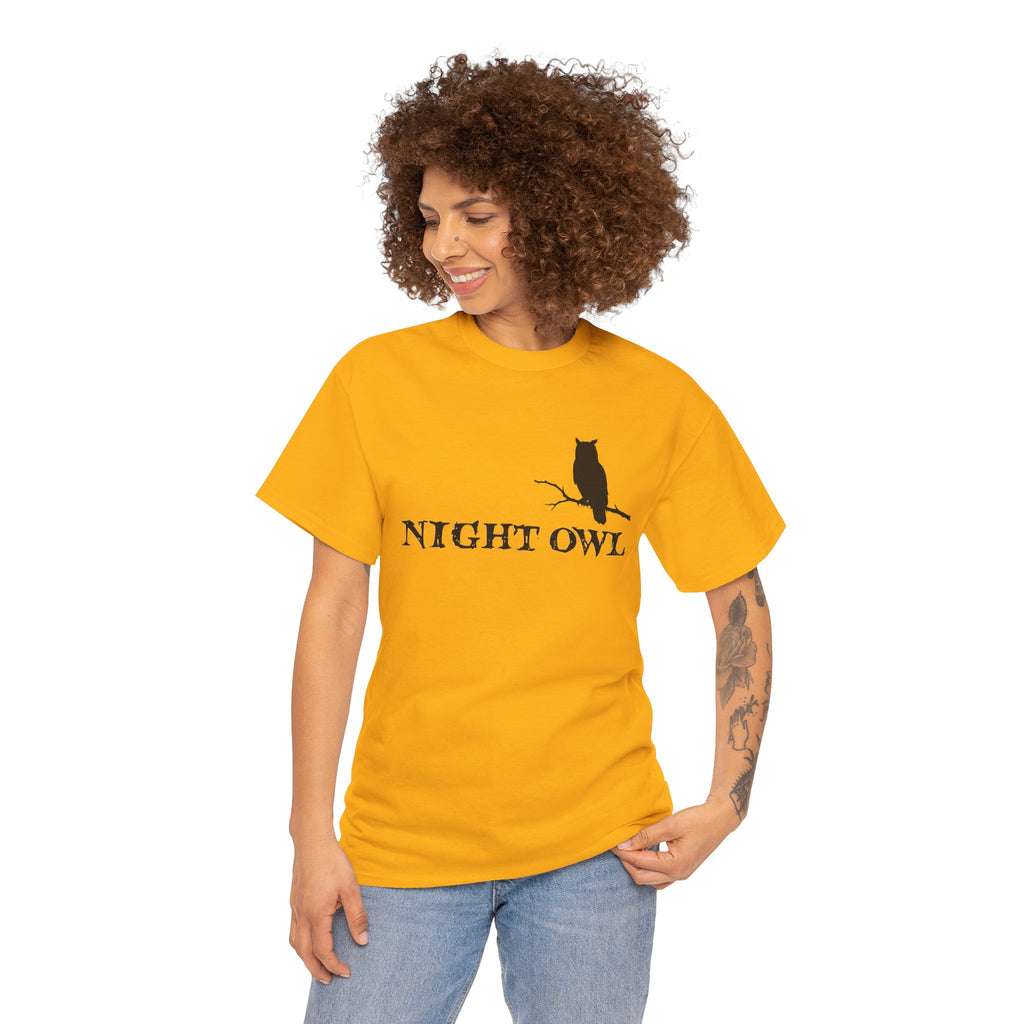🌙 Night Owl™ Minimal Silhouette Tee