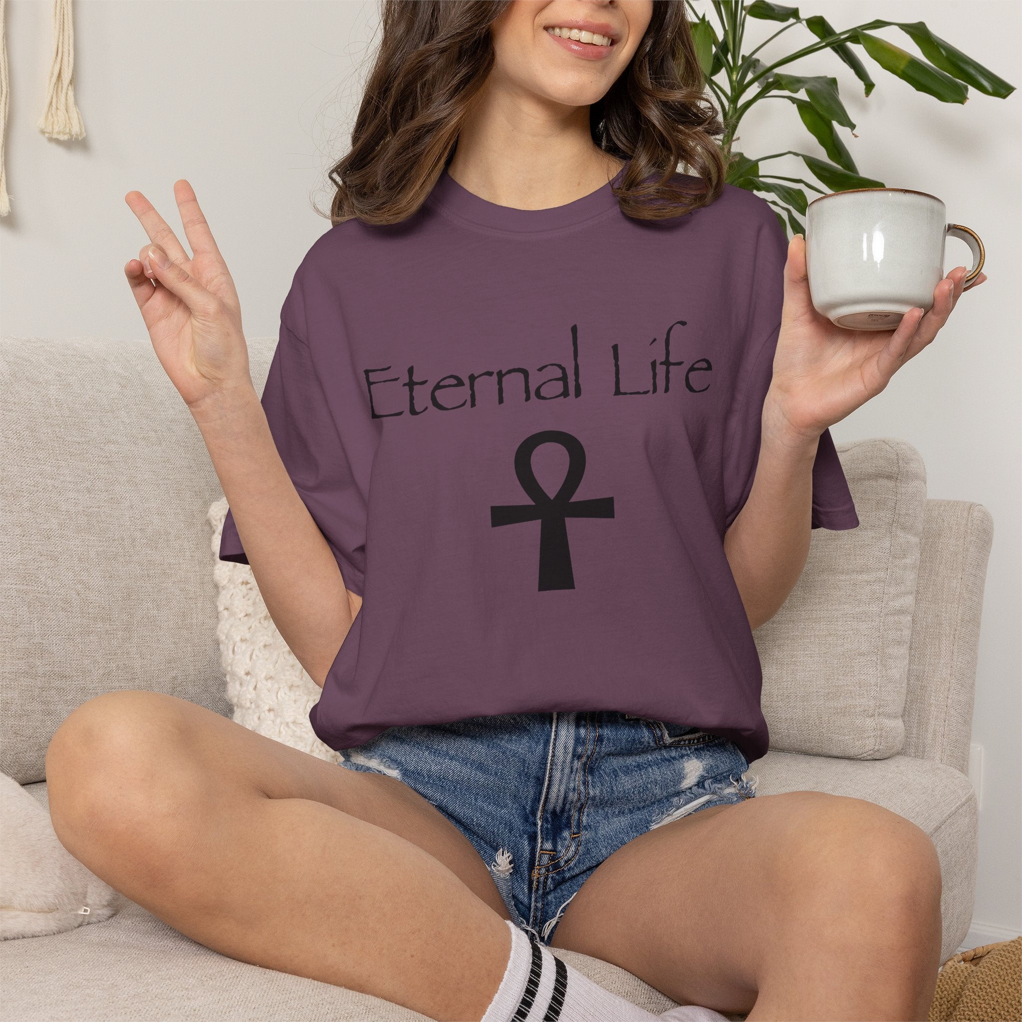 Eternal Life T-Shirt — Ankh Symbol Spiritual Tee