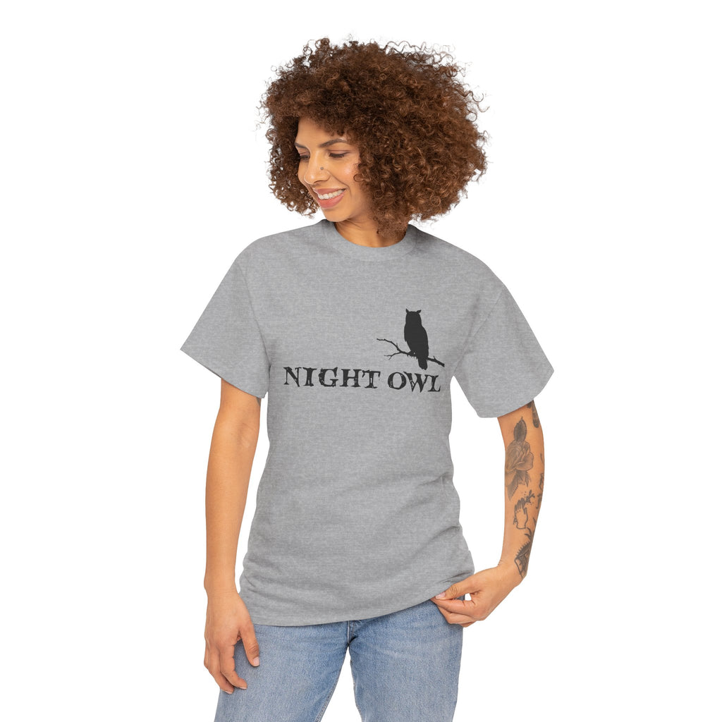 🌙 Night Owl™ Minimal Silhouette Tee