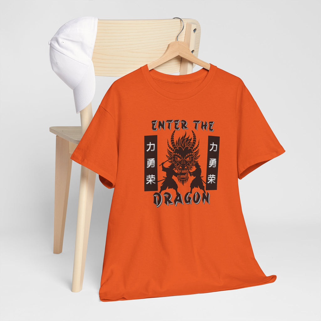 ENTER THE DRAGON — Dragon of Honor Tee | Strength, Courage & Power Graphic Shirt🐉🔥