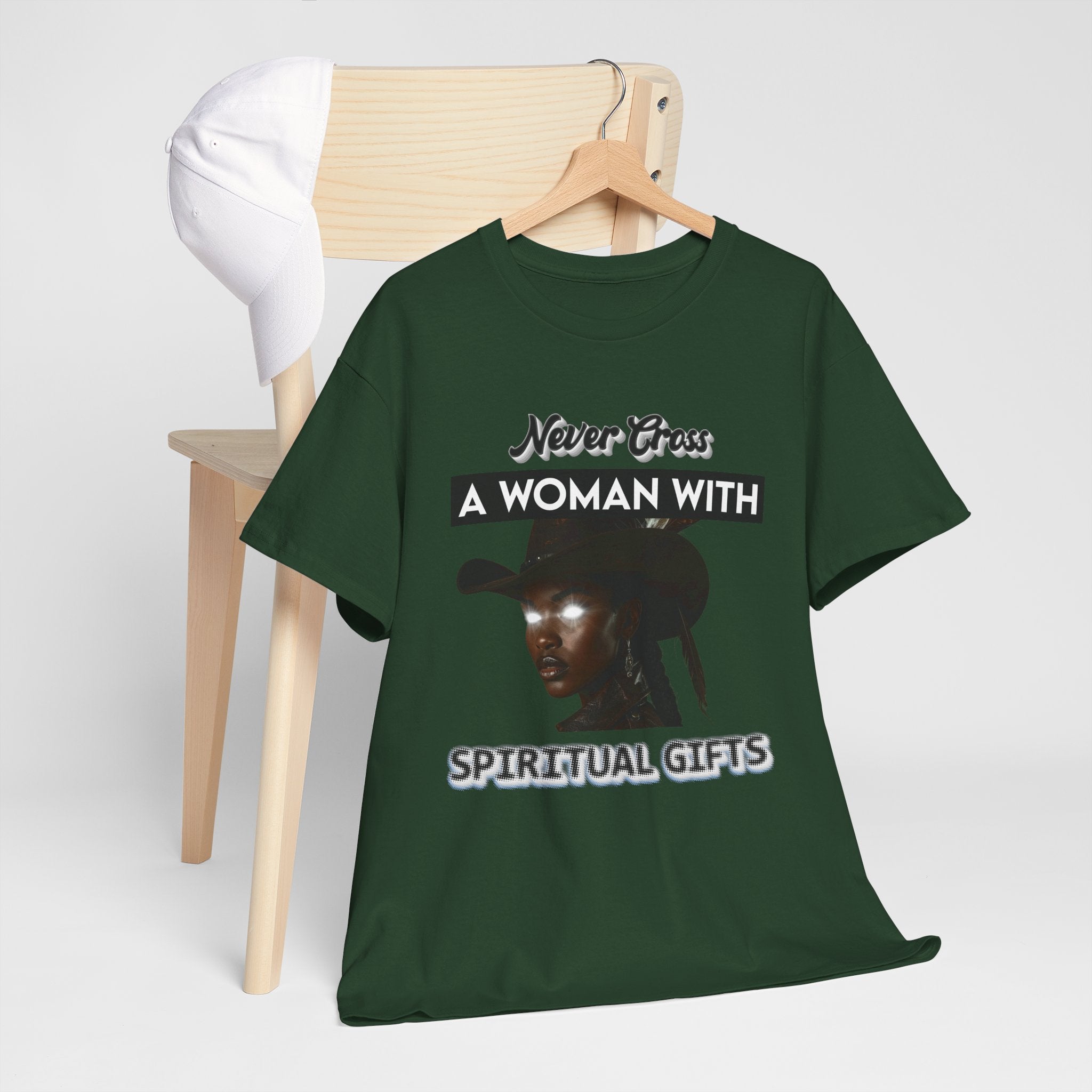 Never Cross a Woman With Spiritual Gifts™ Tee  Divine Feminine Power