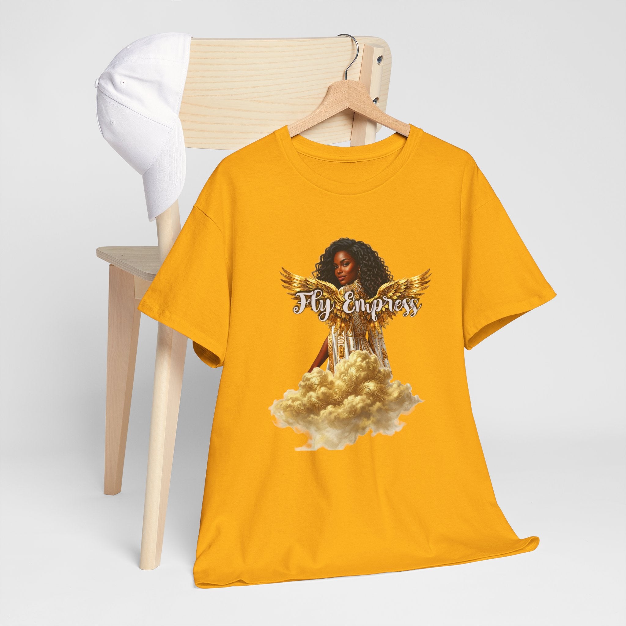 👑🕊️ Fly Empress Angel Wing Tee — Divine Queen Energy Graphic T-Shirt 🔥✨