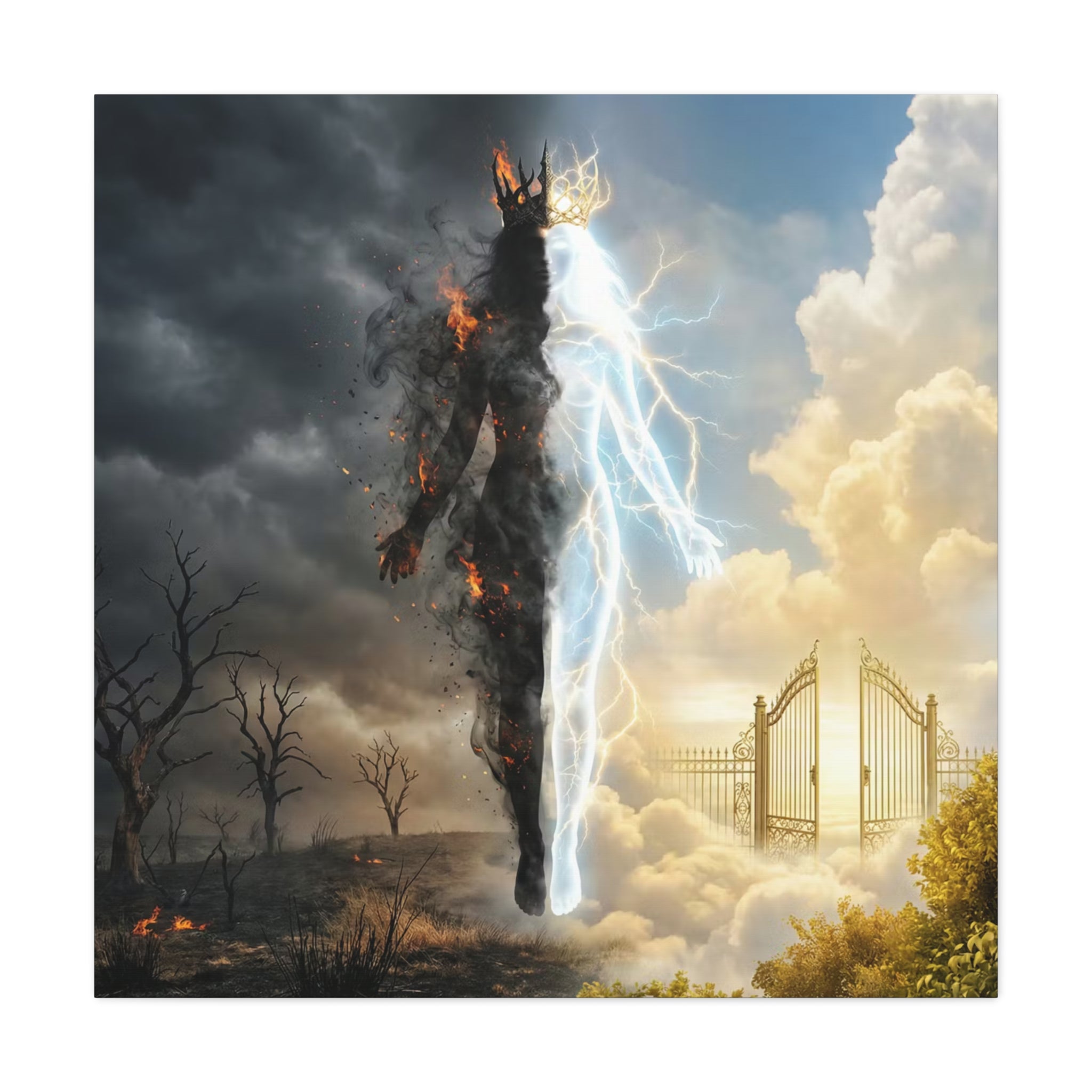 Light & Shadow — The Conscious Path Canvas