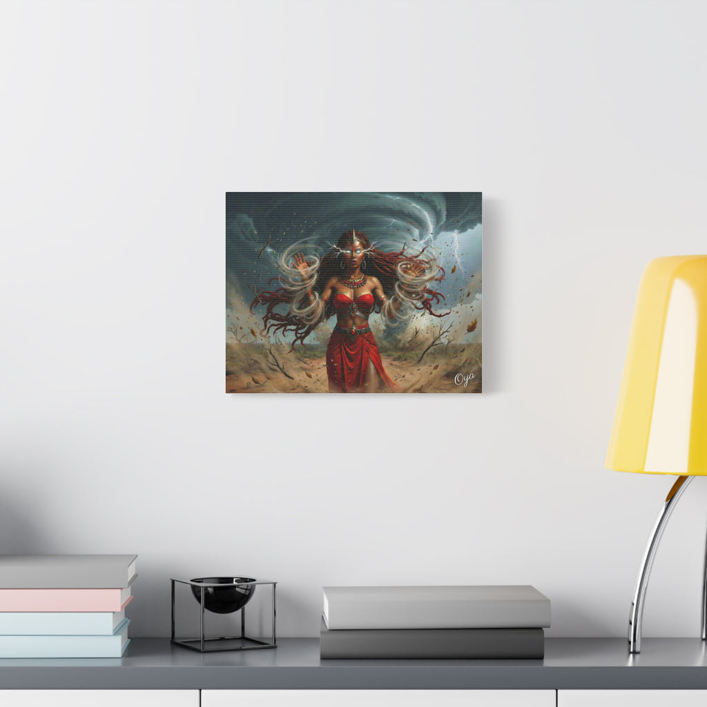 Oya Goddess of the Storm Matte Canvas