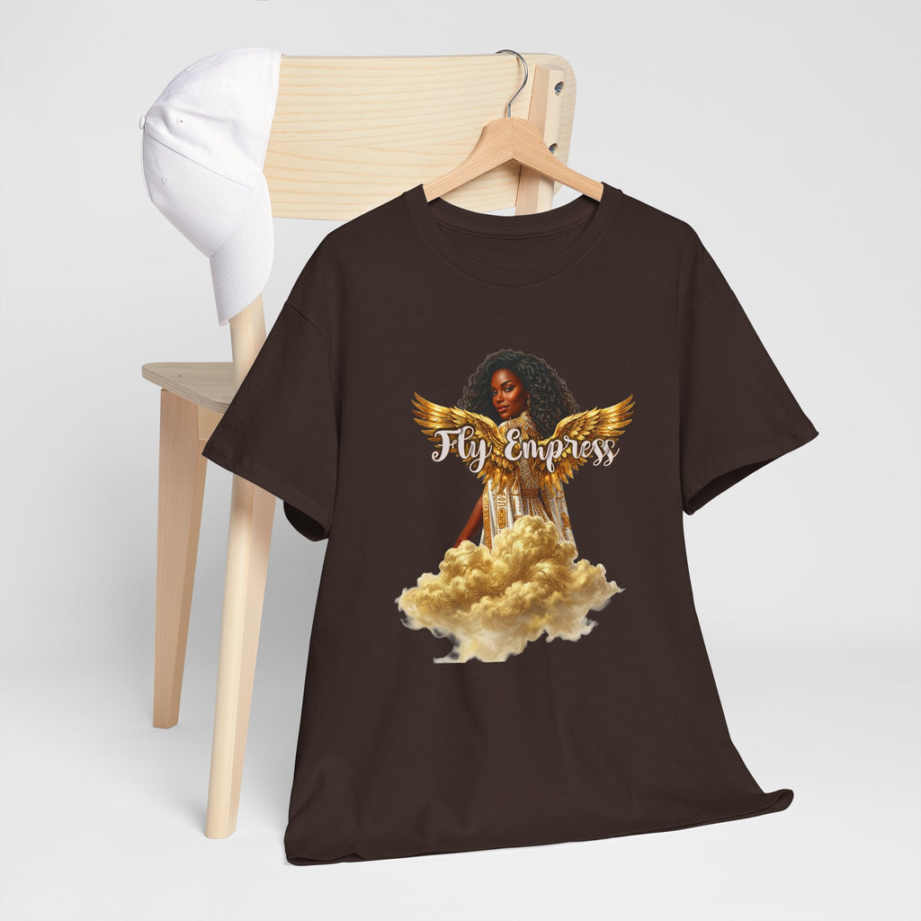 👑🕊️ Fly Empress Angel Wing Tee — Divine Queen Energy Graphic T-Shirt 🔥✨