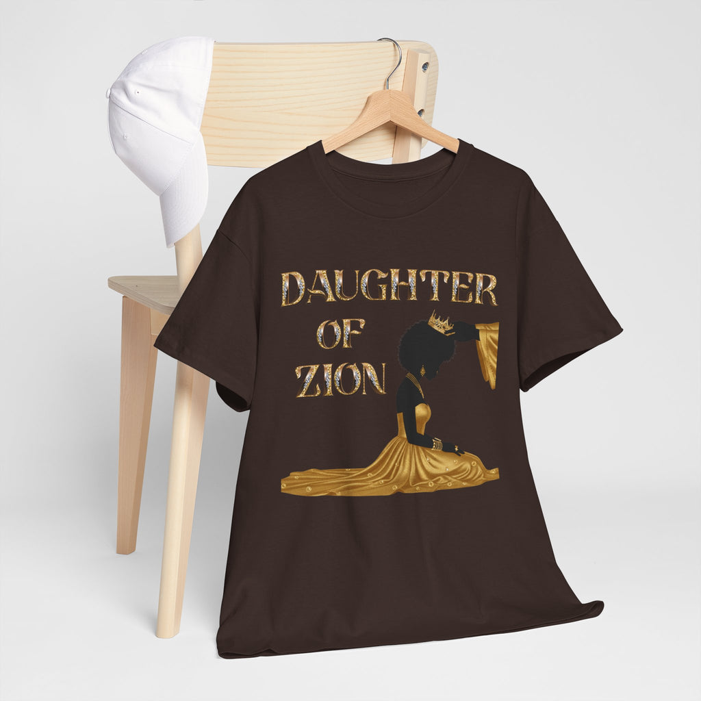 Daughter of Zion Tee — Inspirational Faith Graphic T‑Shirt for Girls & Women