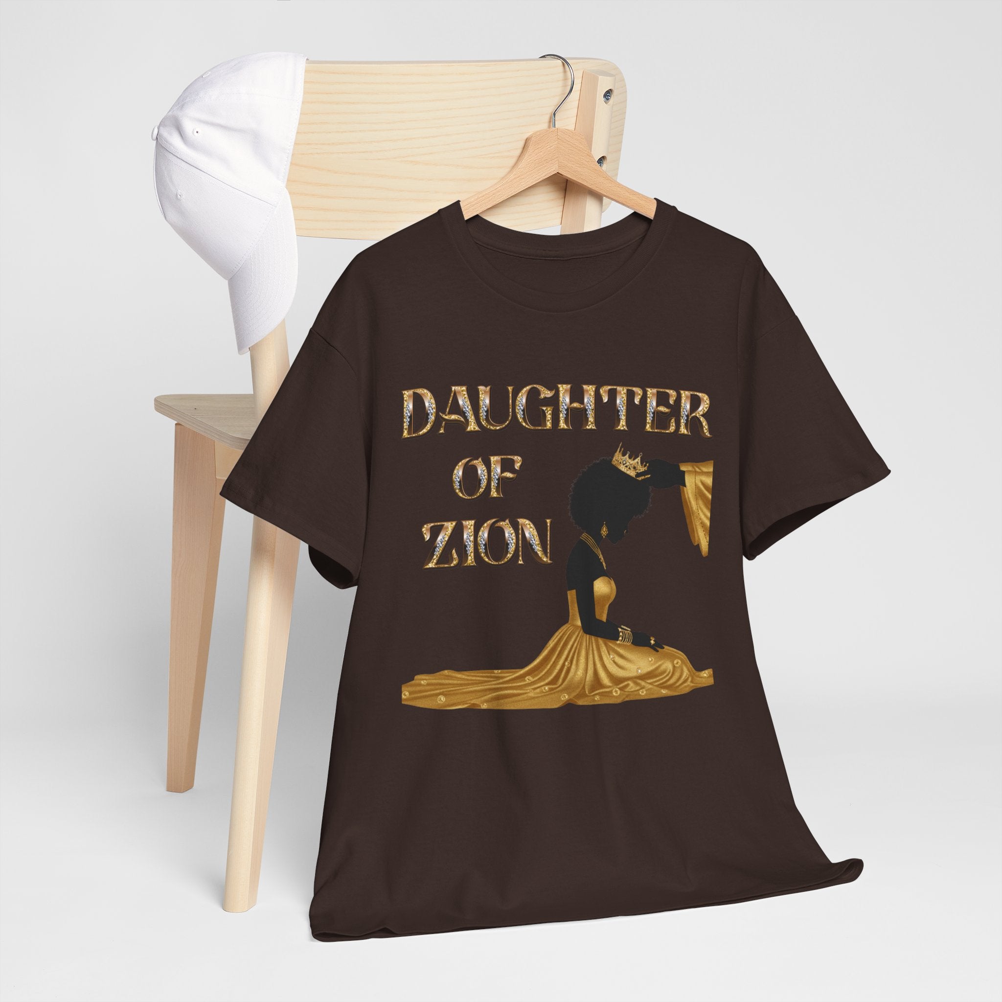 Daughter of Zion Tee — Inspirational Faith Graphic T‑Shirt for Girls & Women