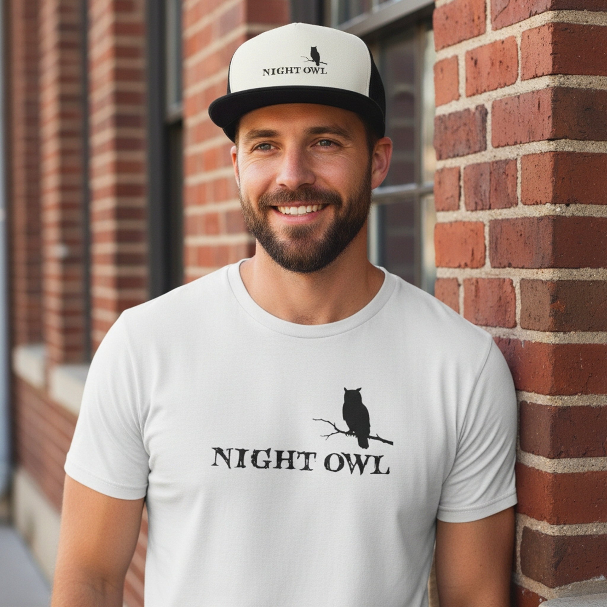 Night Owl Snapback — Nocturnal Streetwear Flat Bill Cap