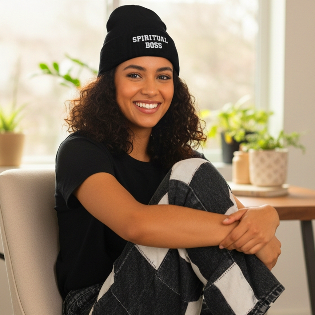 Spiritual Boss™ Beanie — Crown Your Energy Knit Cap