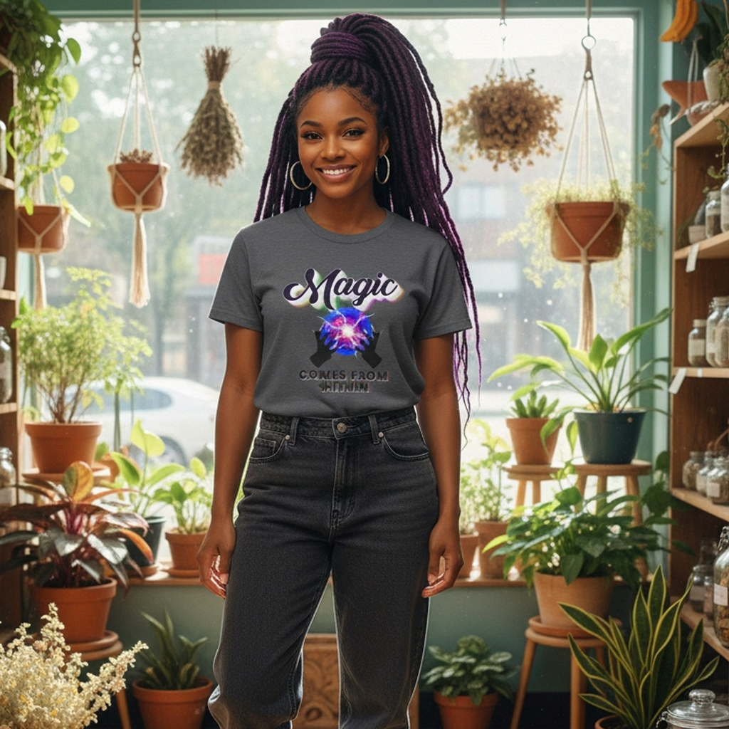 ✨🔮 The Magic Comes From Within™ Tee — Empowered Goddess Energy Shirt 👑💫