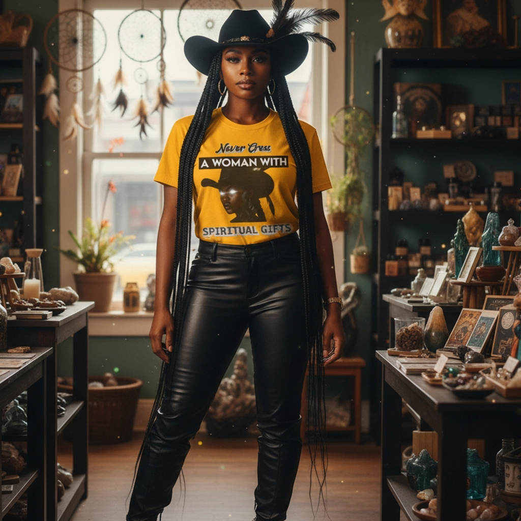 Never Cross a Woman With Spiritual Gifts™ Tee  Divine Feminine Power