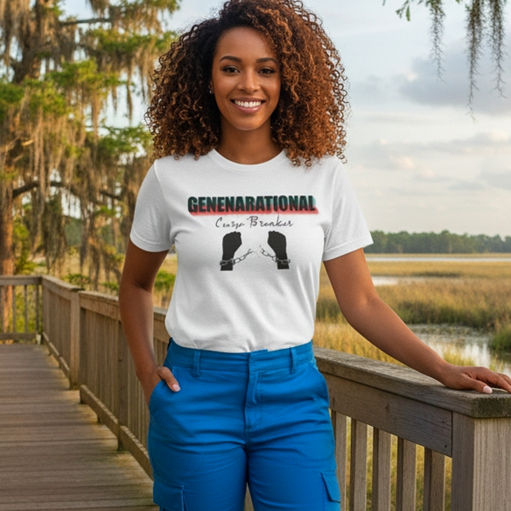 Generational Curse Breaker T‑Shirt — Inspirational Breaking Chains Tee