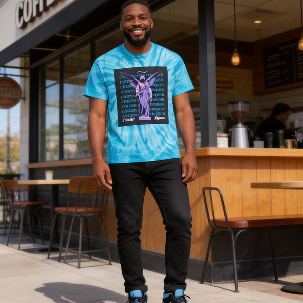 🌈 Chosen to Conquer™ Angel Tie-Dye Tee