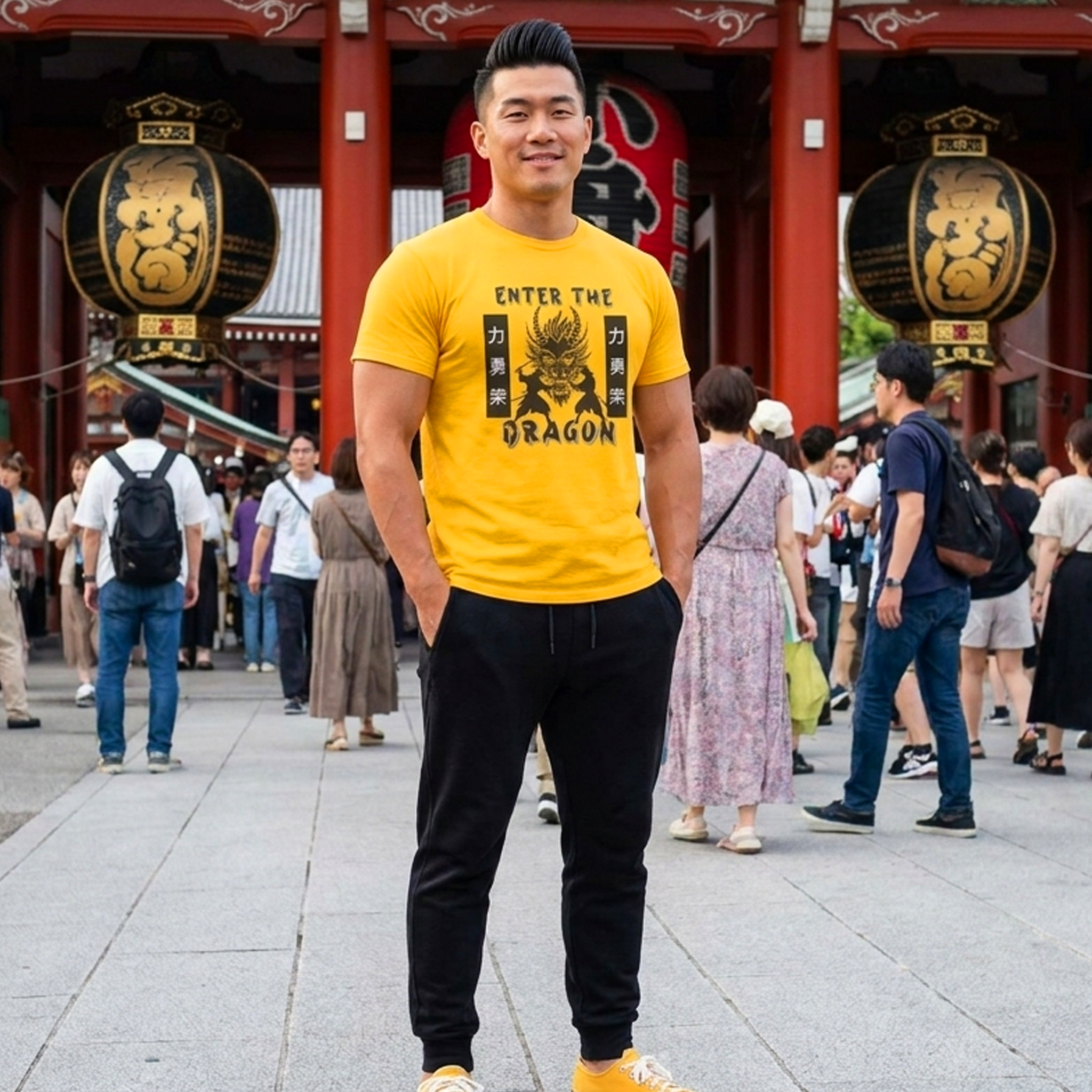 ENTER THE DRAGON — Dragon of Honor Tee | Strength, Courage & Power Graphic Shirt🐉🔥