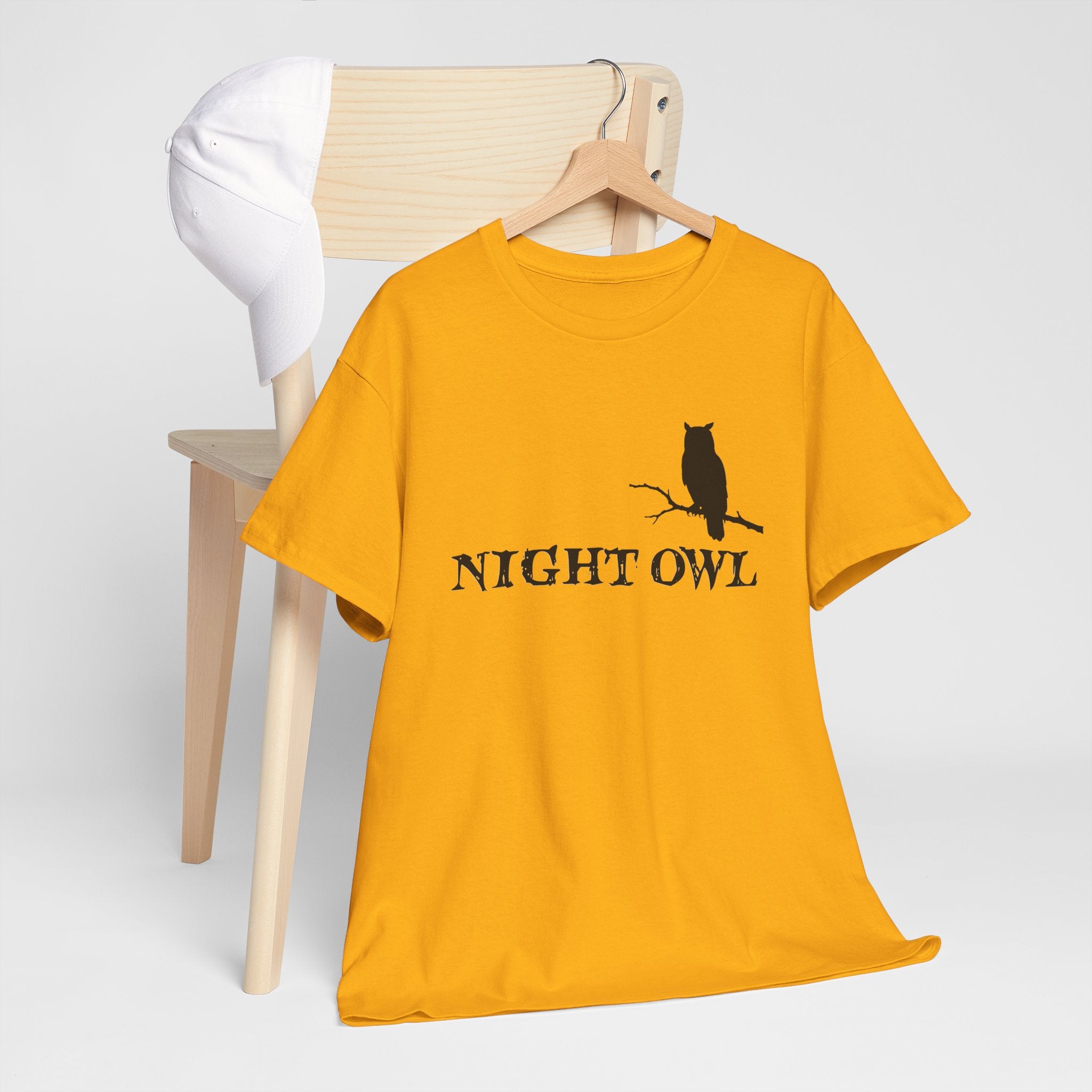 🌙 Night Owl™ Minimal Silhouette Tee
