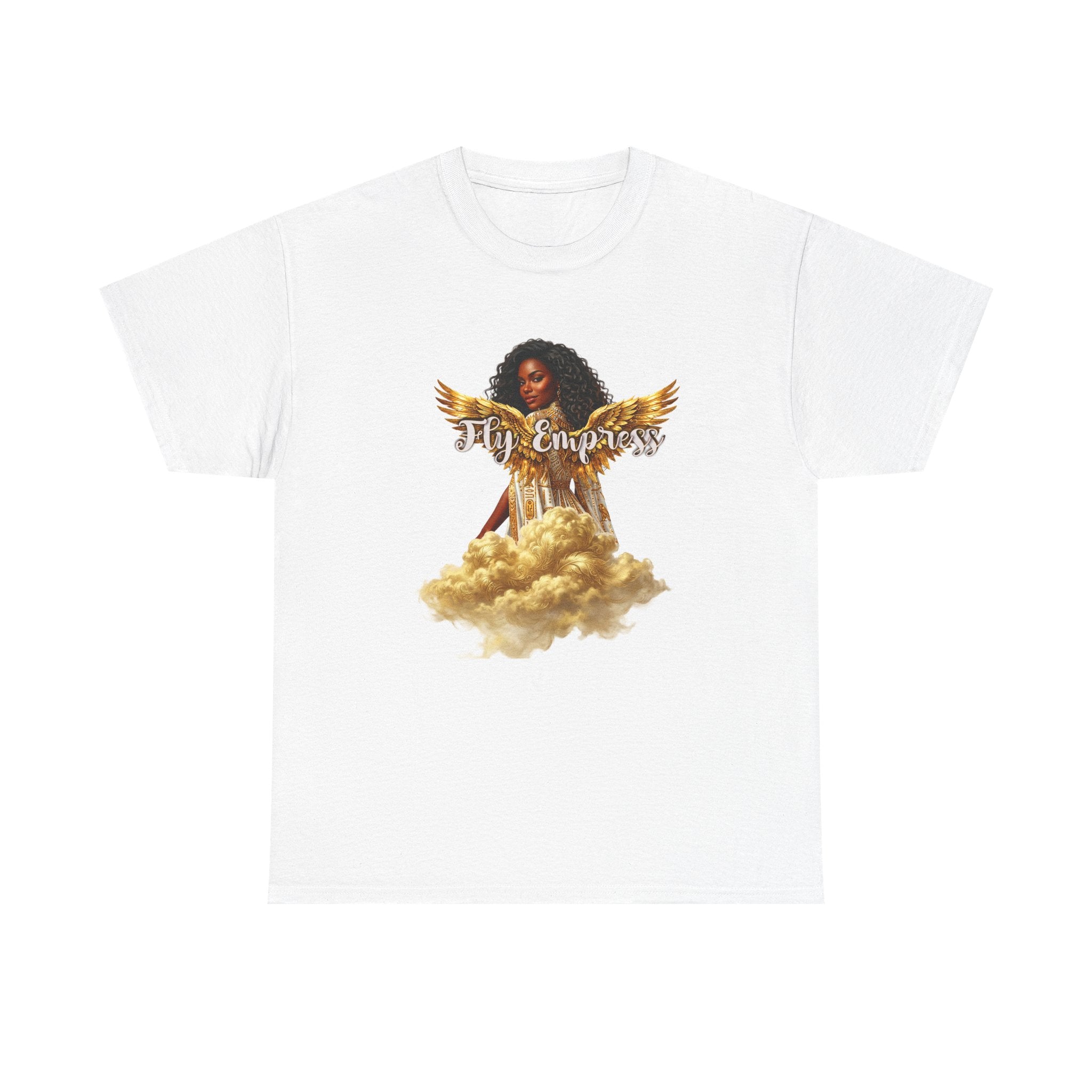 👑🕊️ Fly Empress Angel Wing Tee — Divine Queen Energy Graphic T-Shirt 🔥✨
