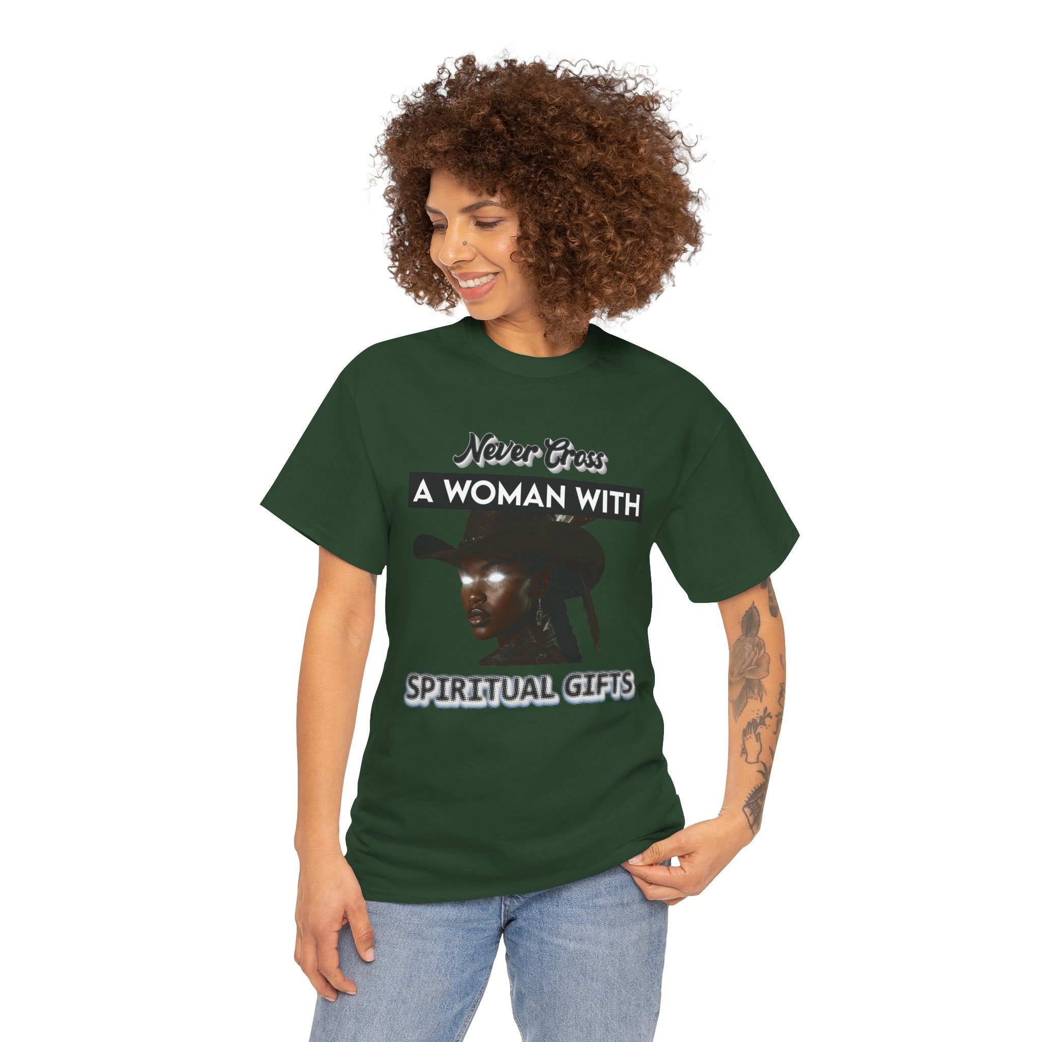 Never Cross a Woman With Spiritual Gifts™ Tee  Divine Feminine Power