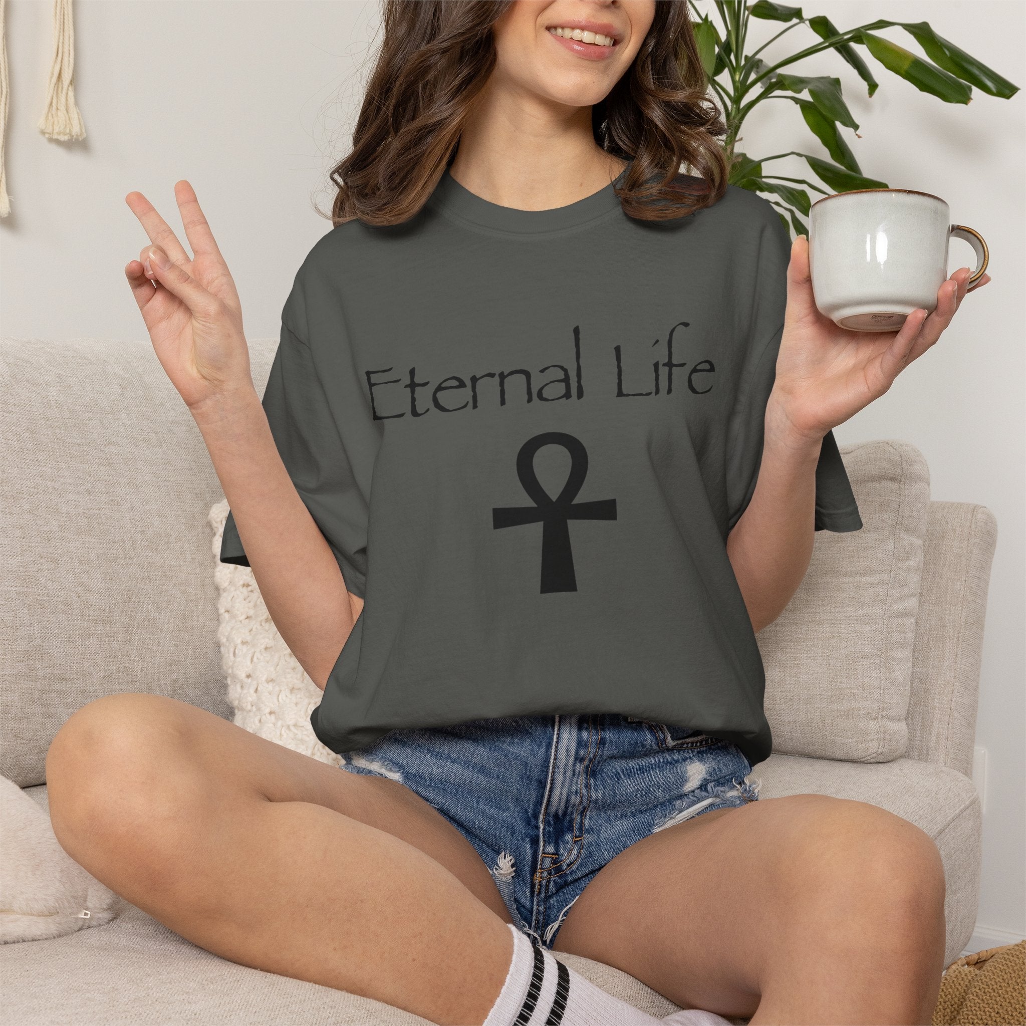 Eternal Life T-Shirt — Ankh Symbol Spiritual Tee