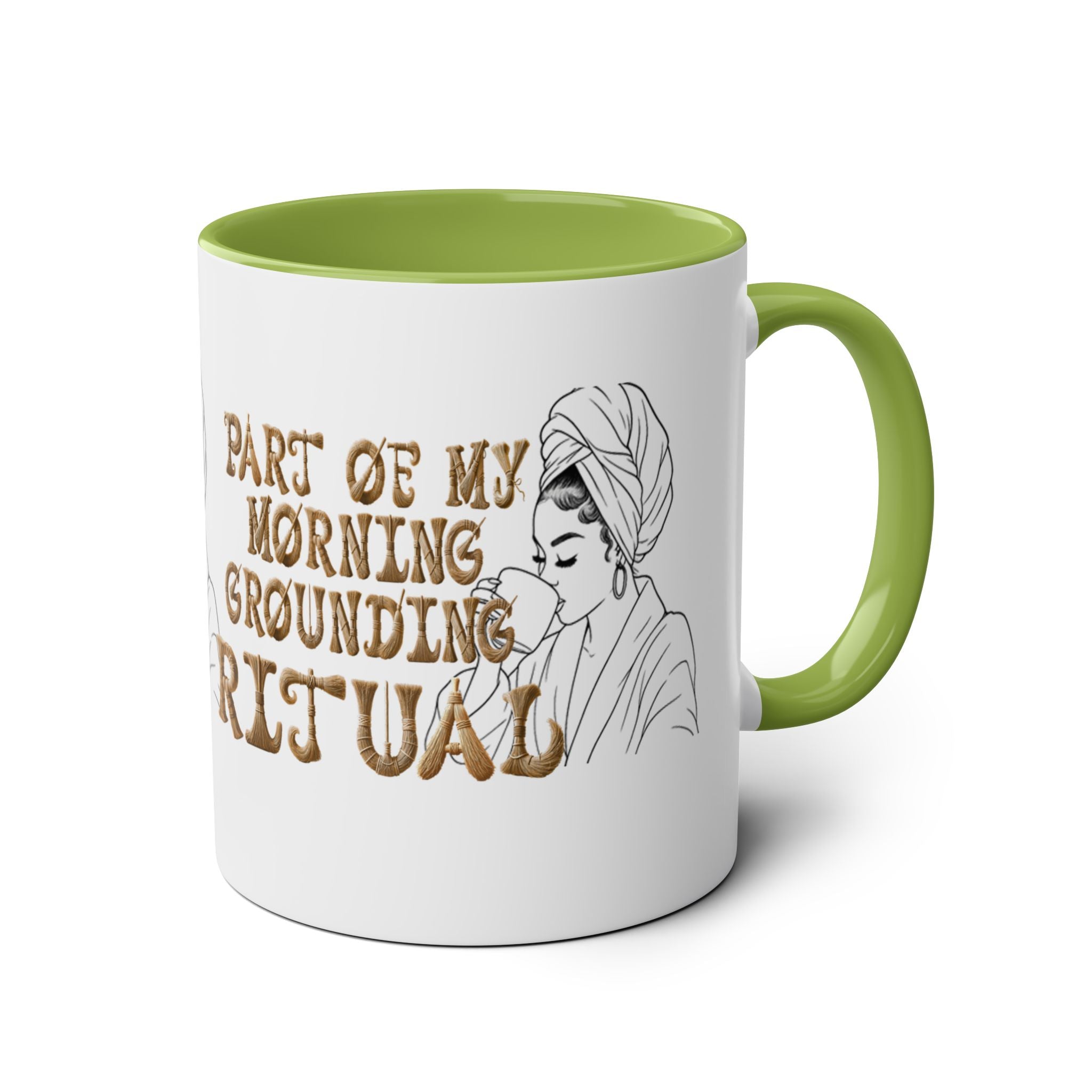 Part of My Morning Grounding Ritual – Spiritual Affirmation Coffee Mug