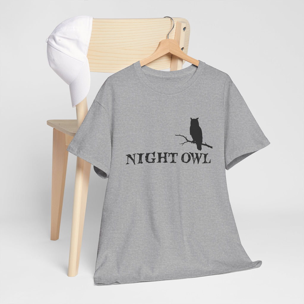 🌙 Night Owl™ Minimal Silhouette Tee
