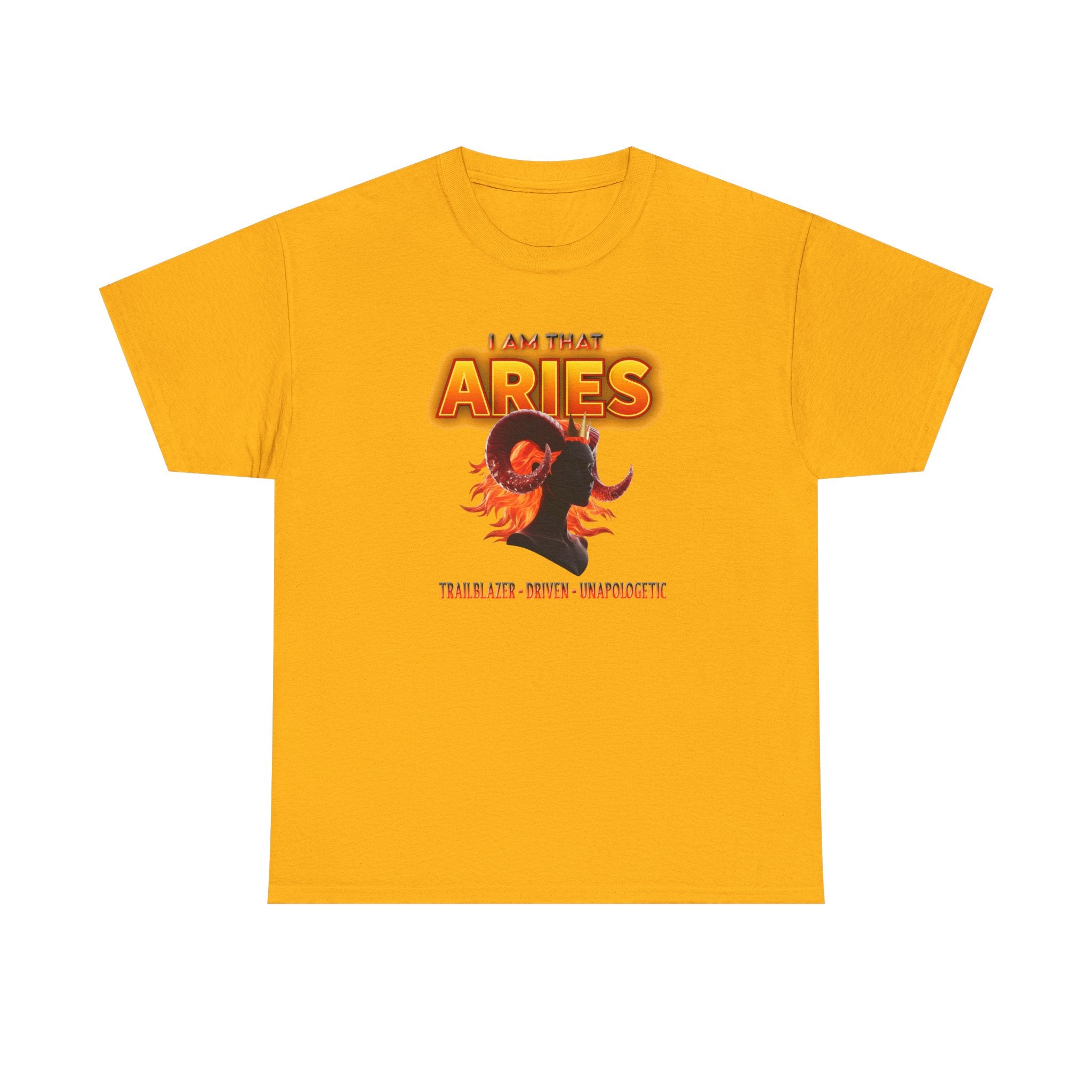 I Am That Aries™ — Bold Ram Zodiac Statement T-Shirt