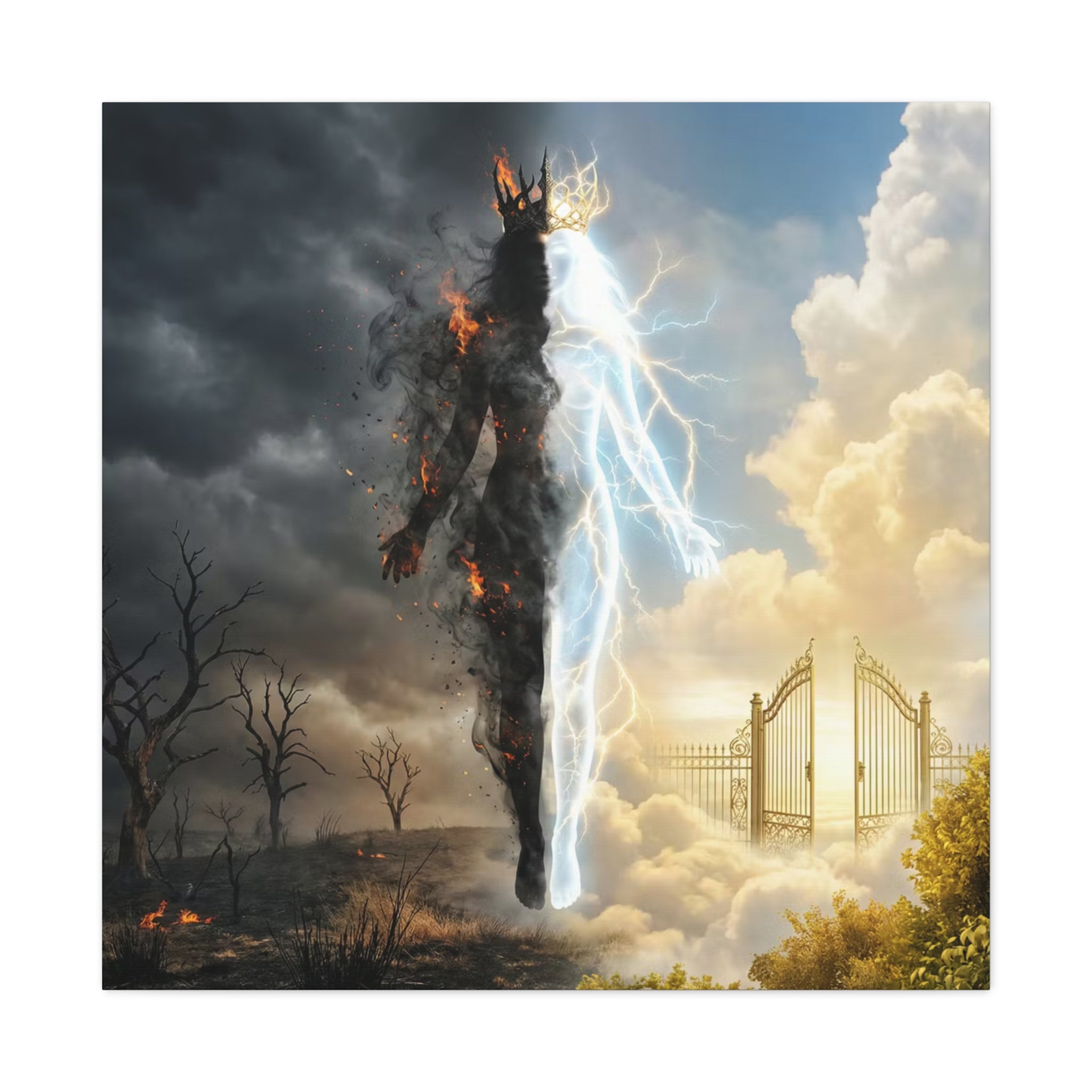 Light & Shadow — The Conscious Path Canvas
