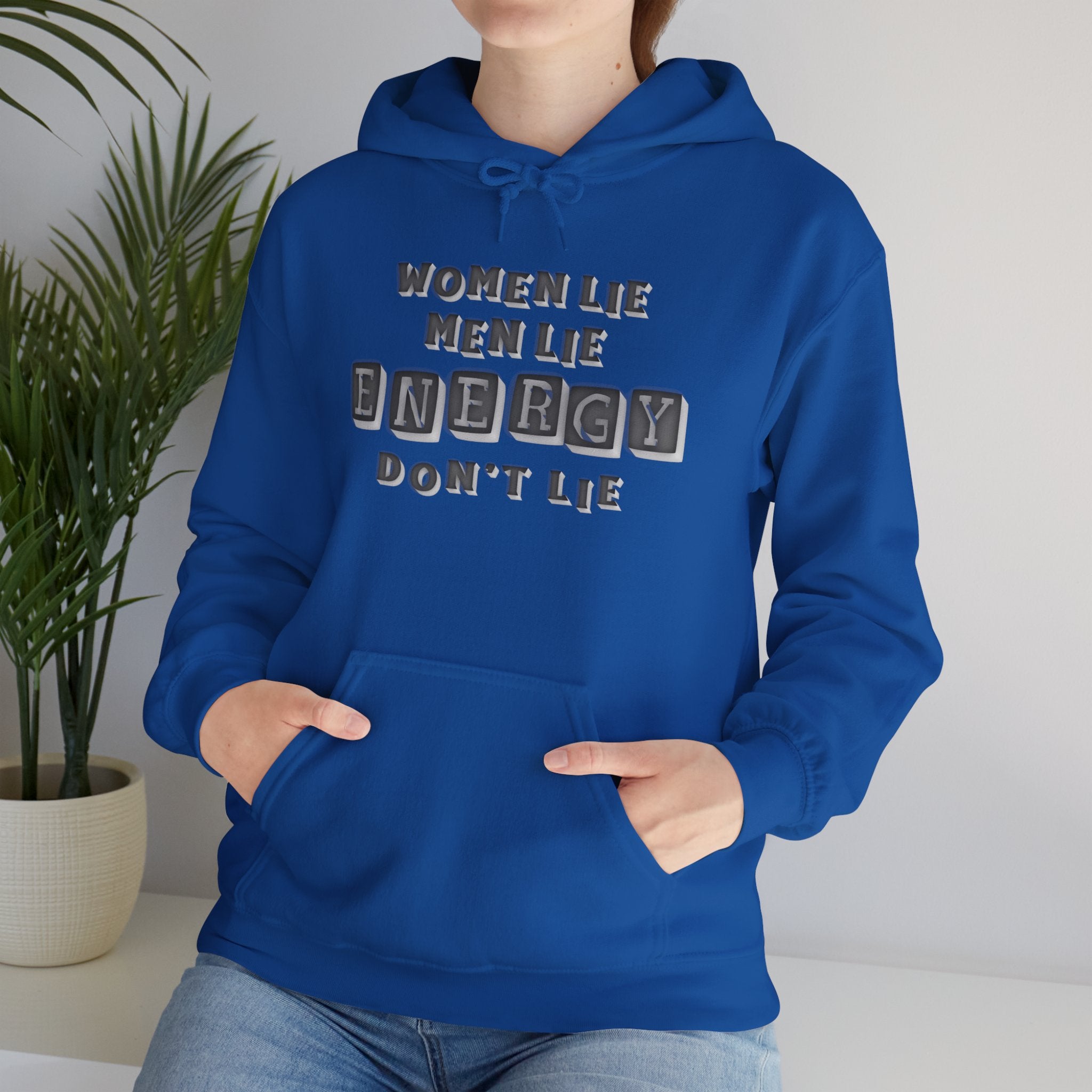 Energy Don’t Lie™ Hoodie — Truth Over Talk Statement Pullover  Spiritual + Street