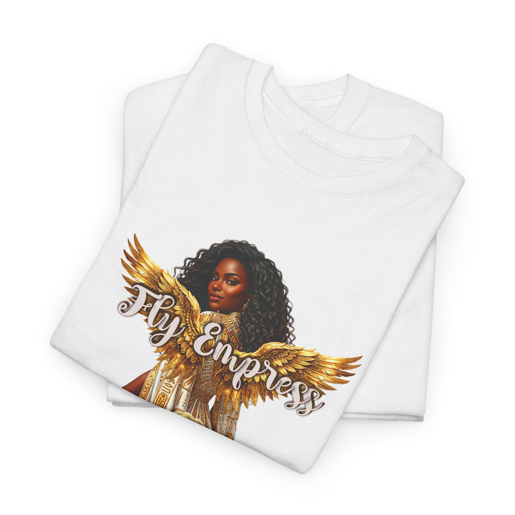 👑🕊️ Fly Empress Angel Wing Tee — Divine Queen Energy Graphic T-Shirt 🔥✨