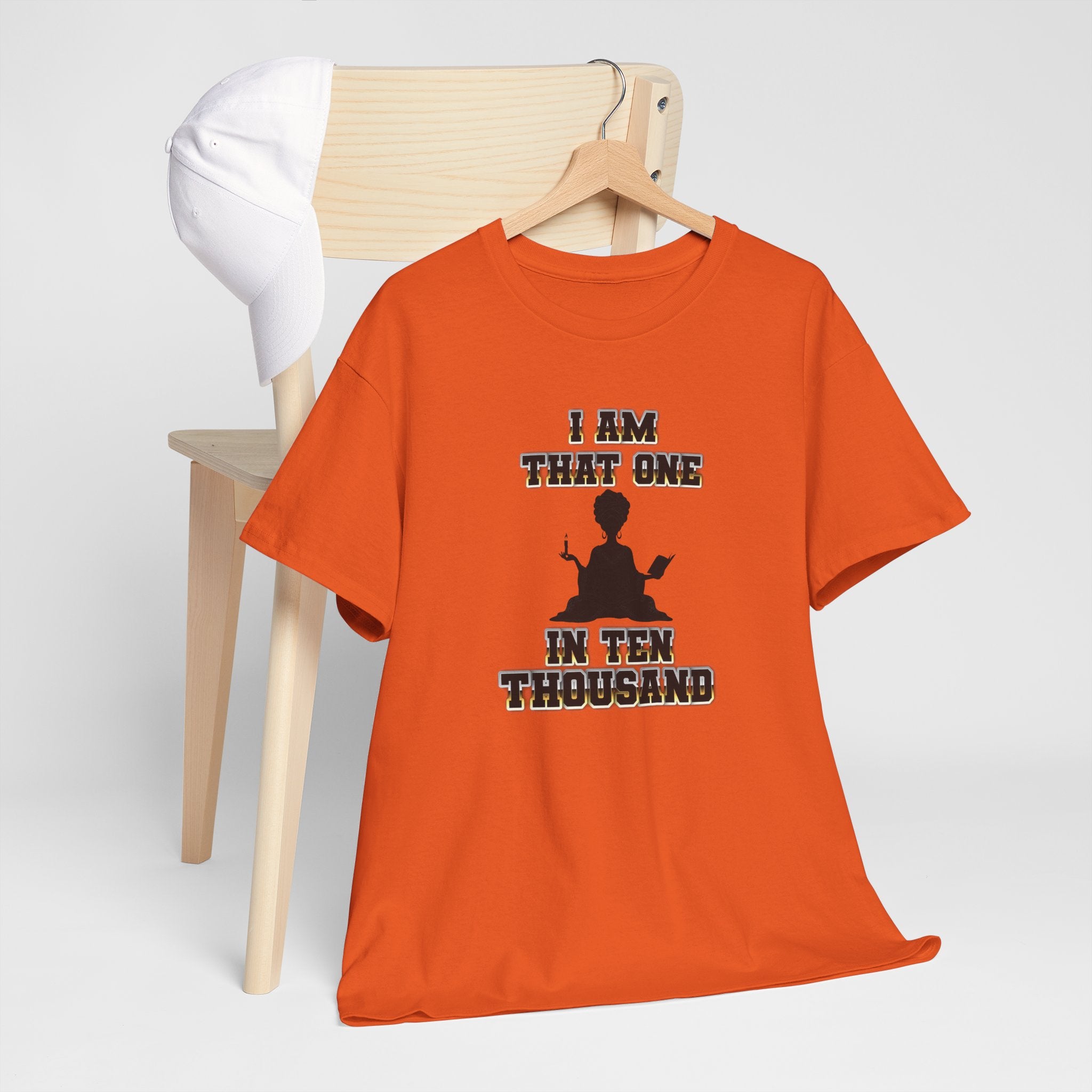 I Am That One in Ten Thousand – Yoga & Spiritual Woman Tee