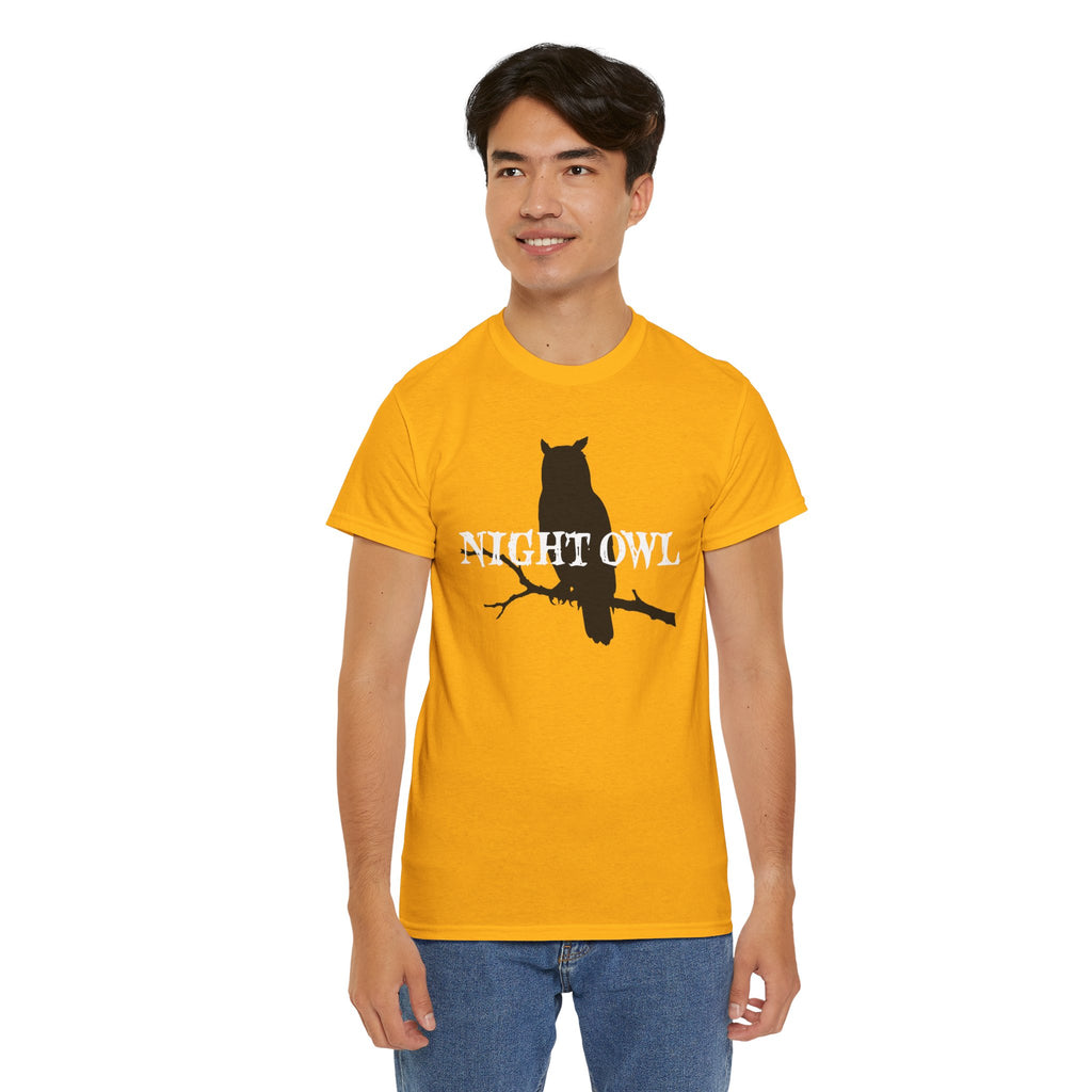 Night Owl T-Shirt — Silhouette Owl Graphic Tee