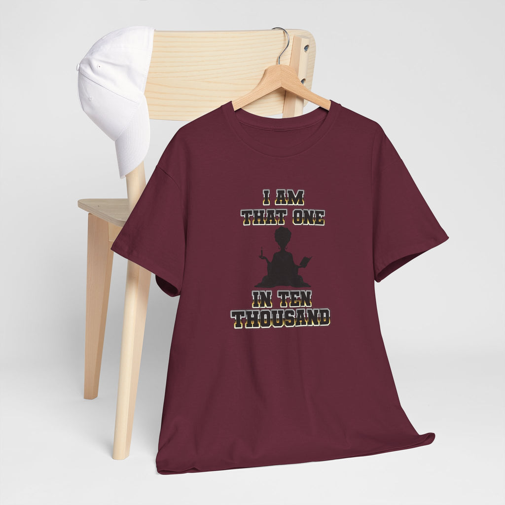 I Am That One in Ten Thousand – Yoga & Spiritual Woman Tee
