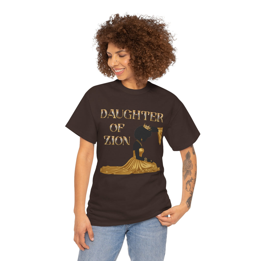 Daughter of Zion Tee — Inspirational Faith Graphic T‑Shirt for Girls & Women