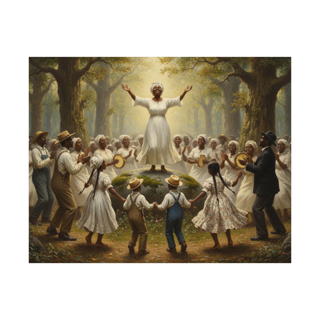 Spiritual Revival Matte Poster — Community Gospel Worship Art Print