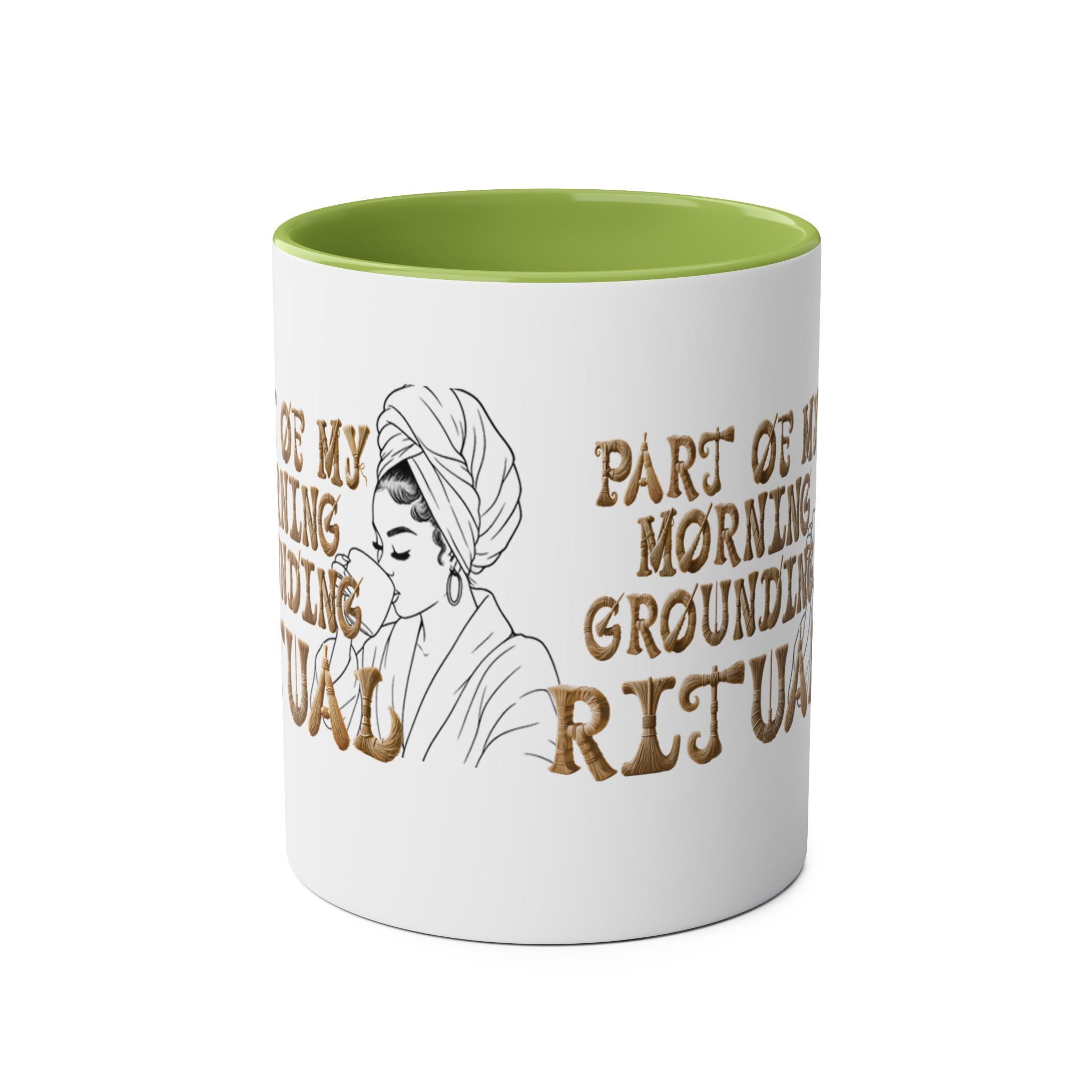 Part of My Morning Grounding Ritual – Spiritual Affirmation Coffee Mug