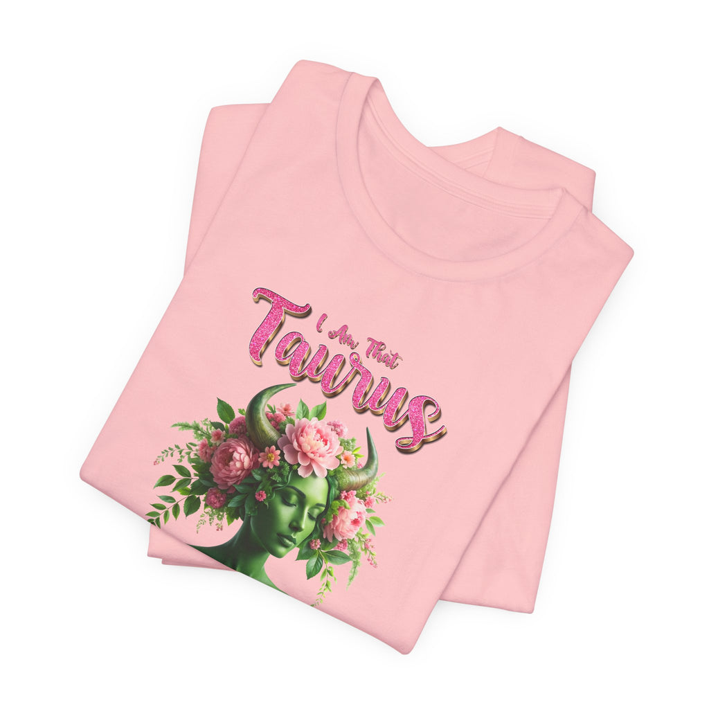 🌸♉ I’M THAT TAURUS TEE — FLORAL STATUE ZODIAC POWER SHIRT 🔥✨