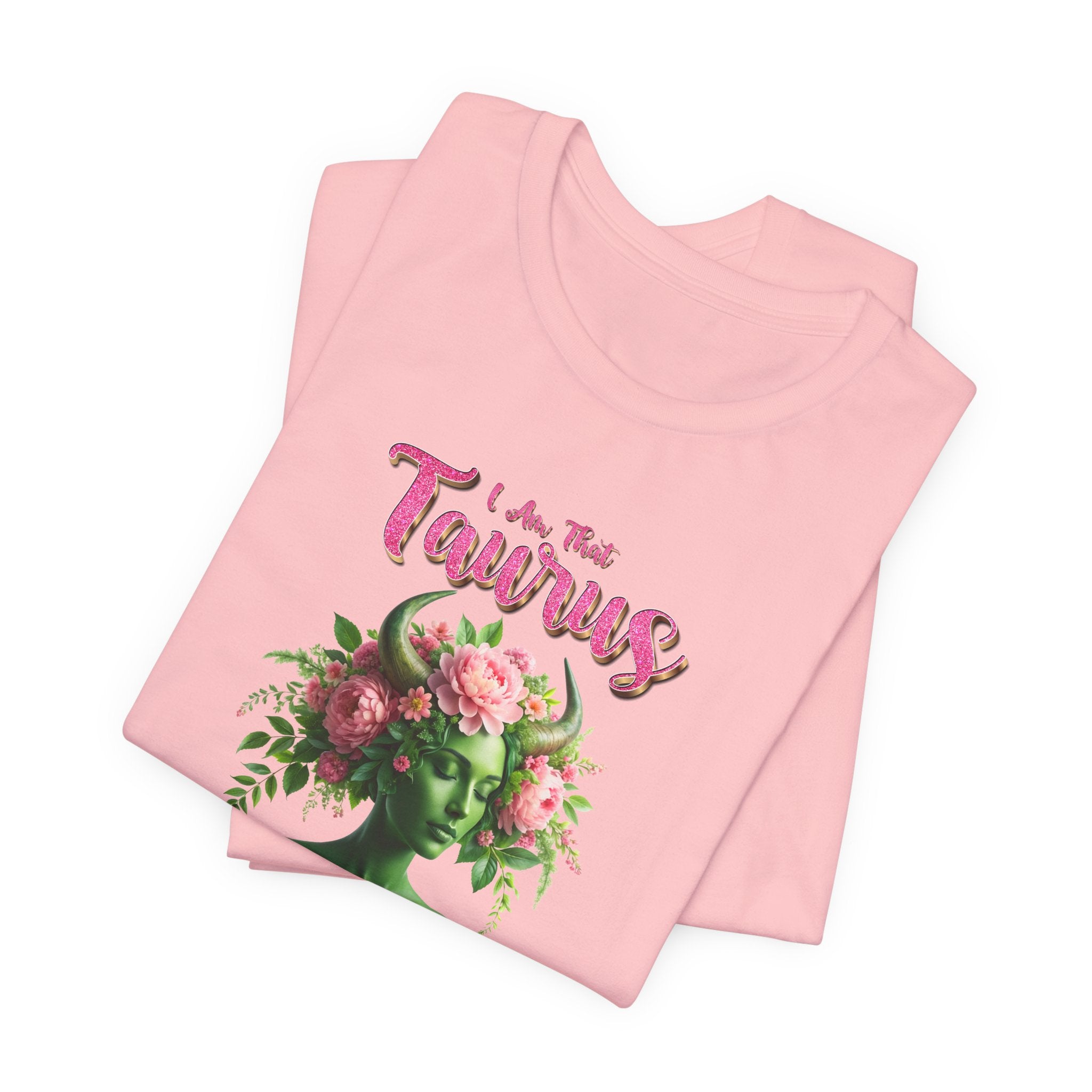 🌸♉ I’M THAT TAURUS TEE — FLORAL STATUE ZODIAC POWER SHIRT 🔥✨