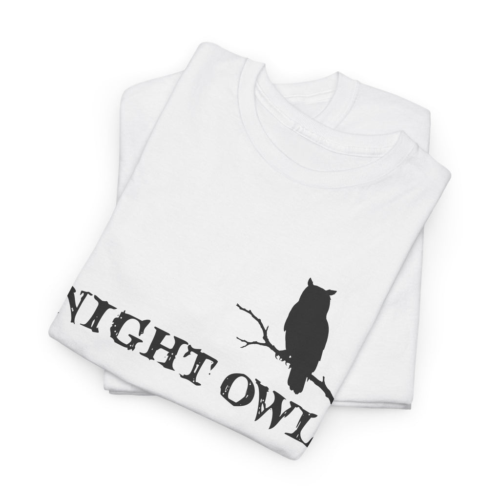 🌙 Night Owl™ Minimal Silhouette Tee