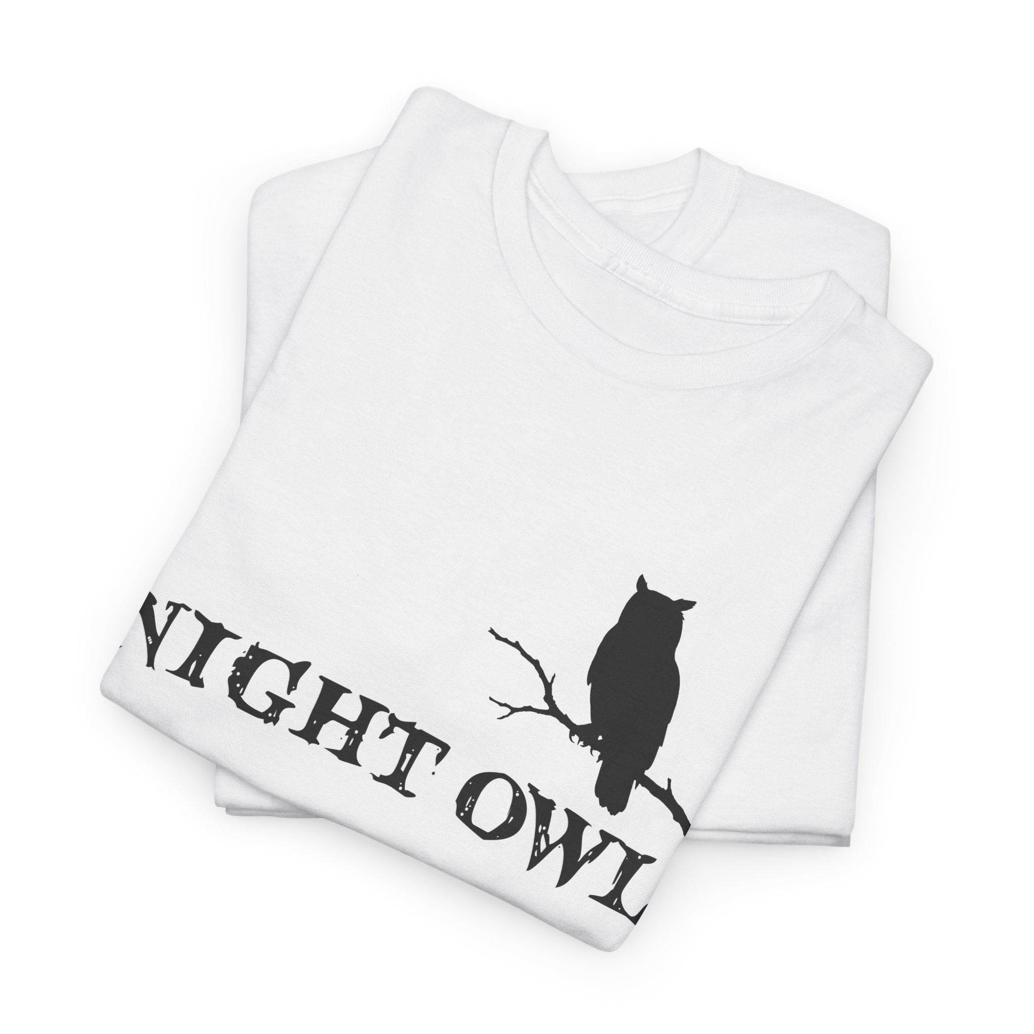 🌙 Night Owl™ Minimal Silhouette Tee