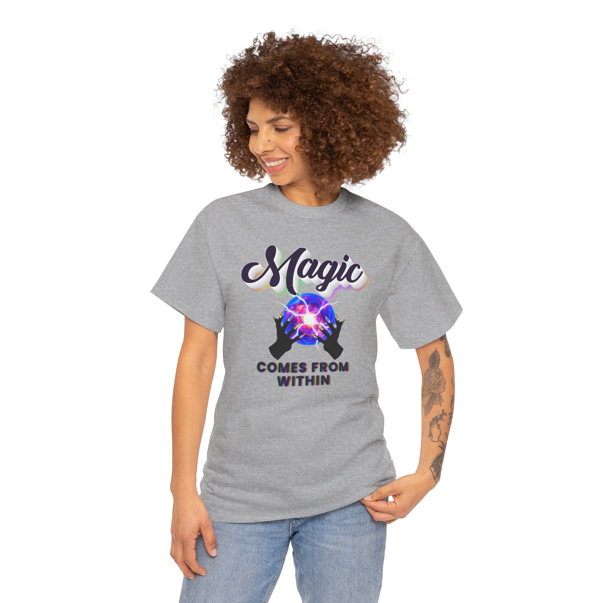 ✨🔮 The Magic Comes From Within™ Tee — Empowered Goddess Energy Shirt 👑💫