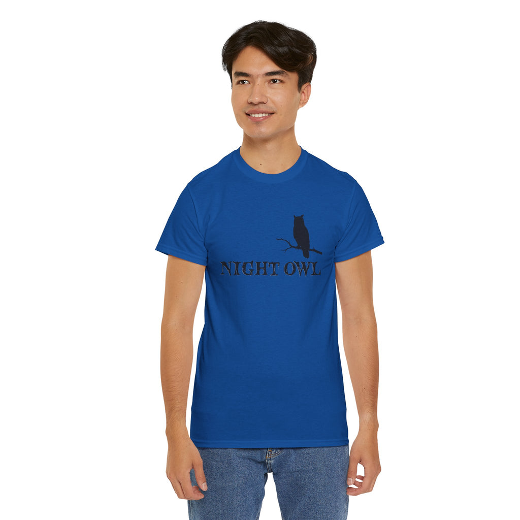 🌙 Night Owl™ Minimal Silhouette Tee