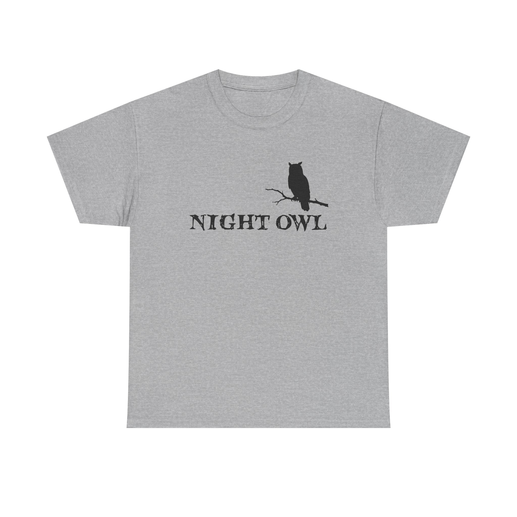🌙 Night Owl™ Minimal Silhouette Tee