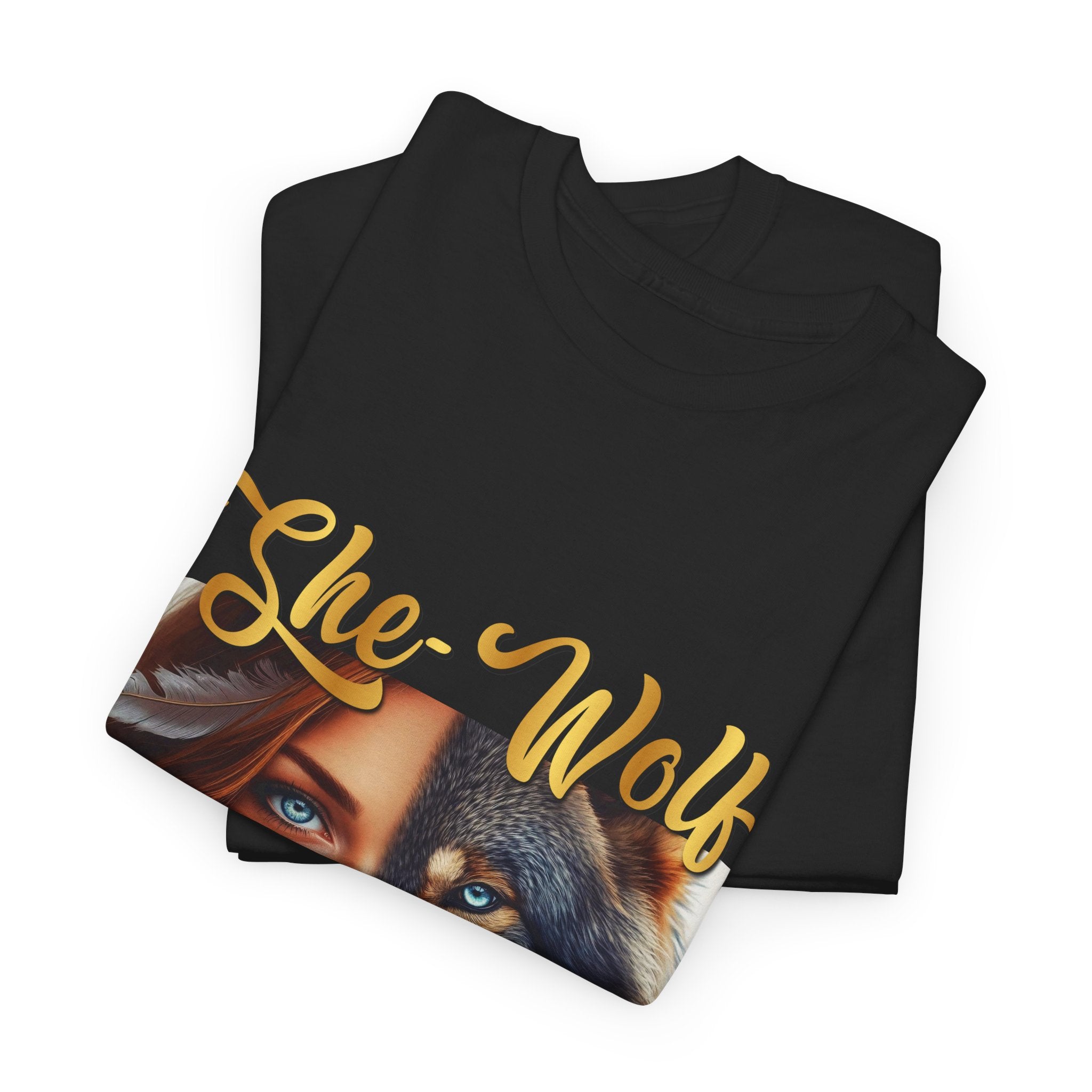She-Wolf Spirit T-Shirt – Wild Feminine Energy Graphic Tee