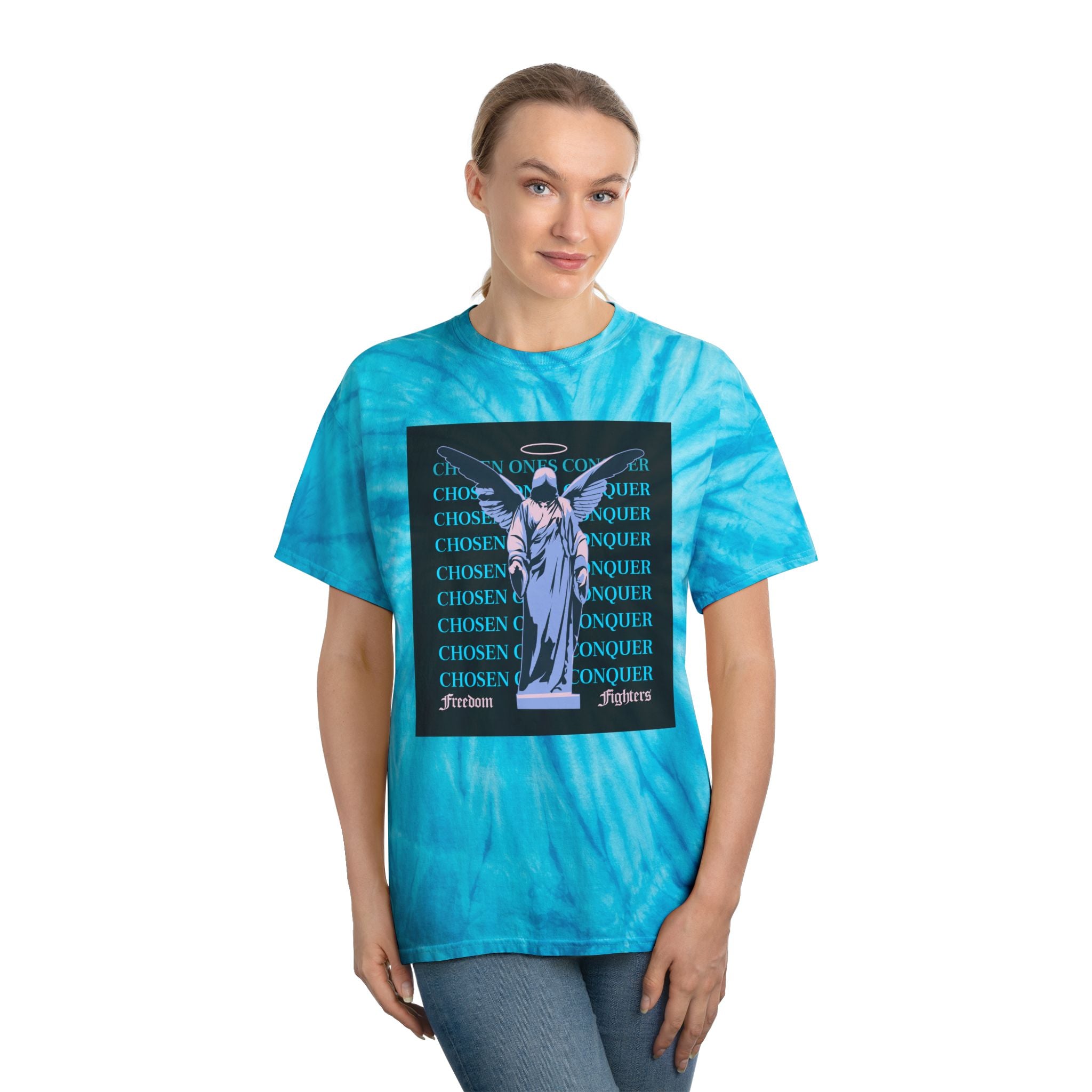 🌈 Chosen to Conquer™ Angel Tie-Dye Tee