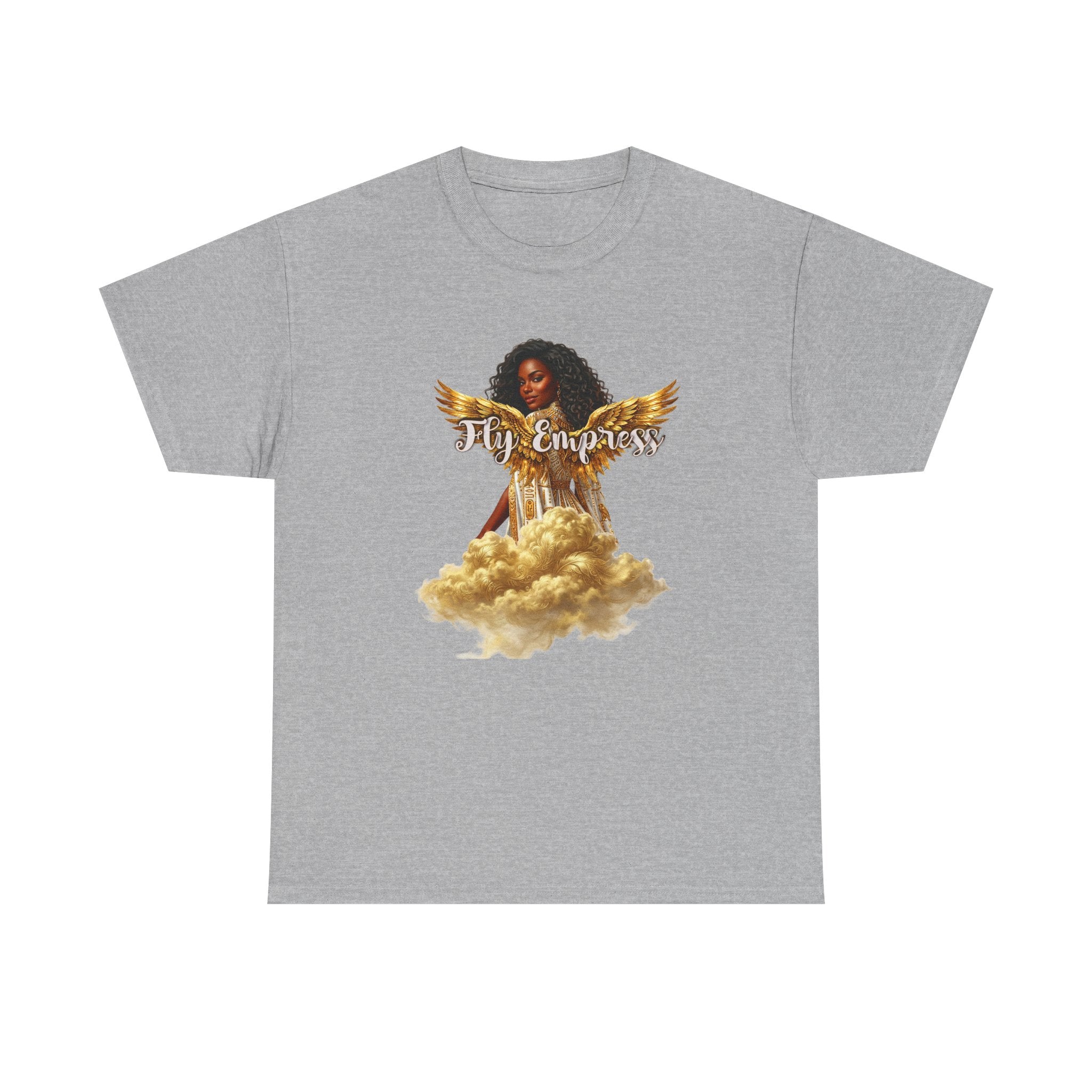 👑🕊️ Fly Empress Angel Wing Tee — Divine Queen Energy Graphic T-Shirt 🔥✨