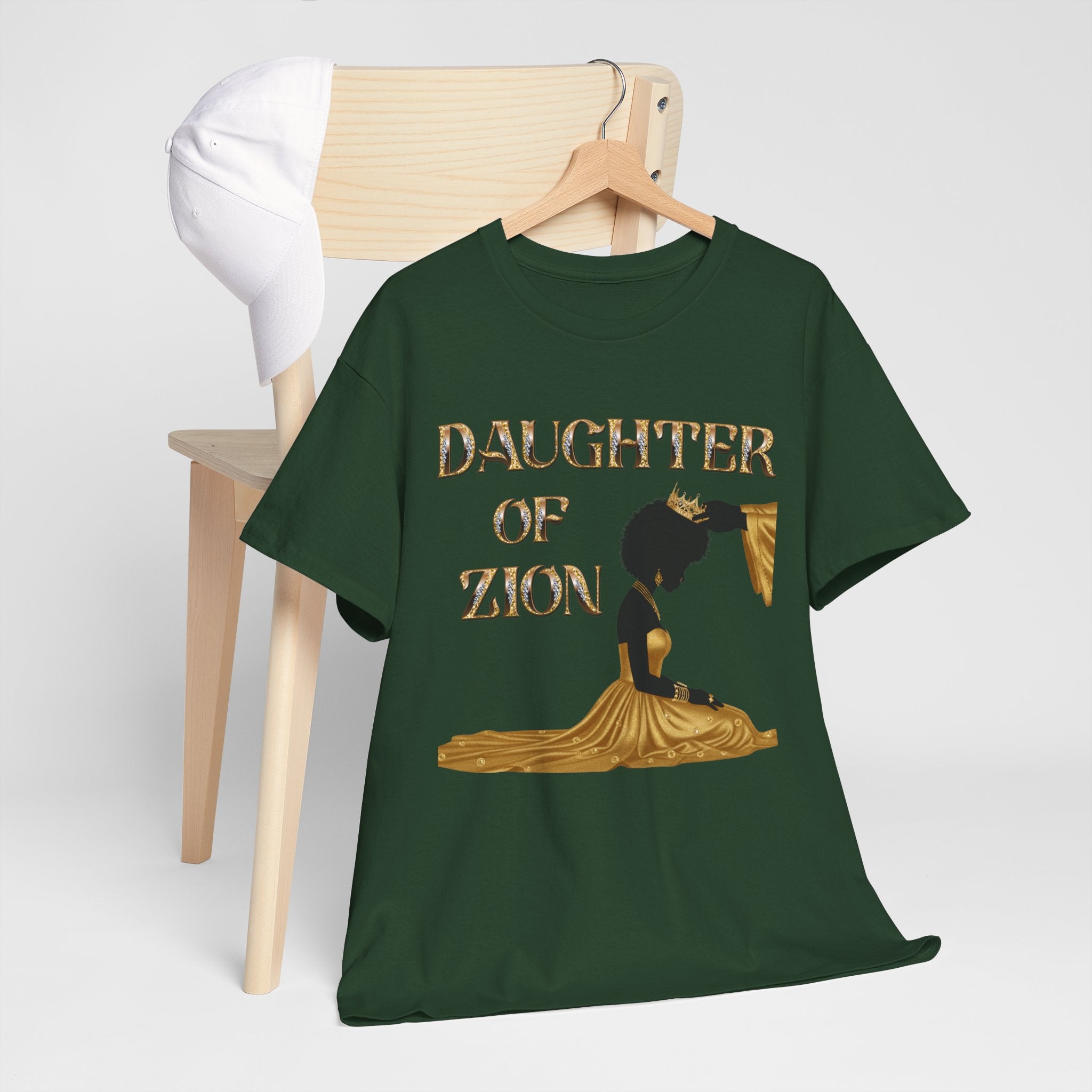 Daughter of Zion Tee — Inspirational Faith Graphic T‑Shirt for Girls & Women