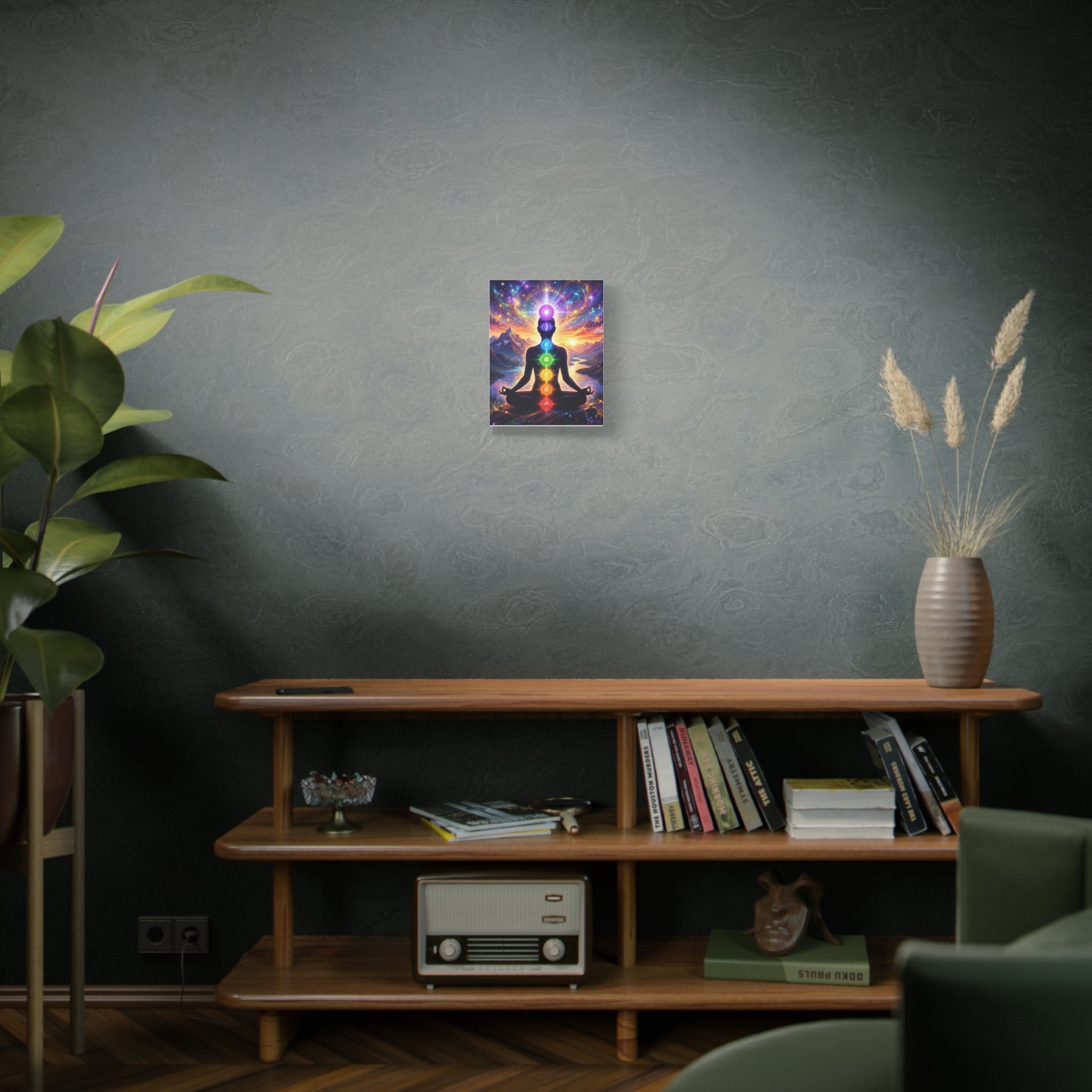 🌈✨ 7 Chakra Meditation Canvas — Energy Alignment & Spiritual Balance Wall Art 🧘🏾‍♀️🔮