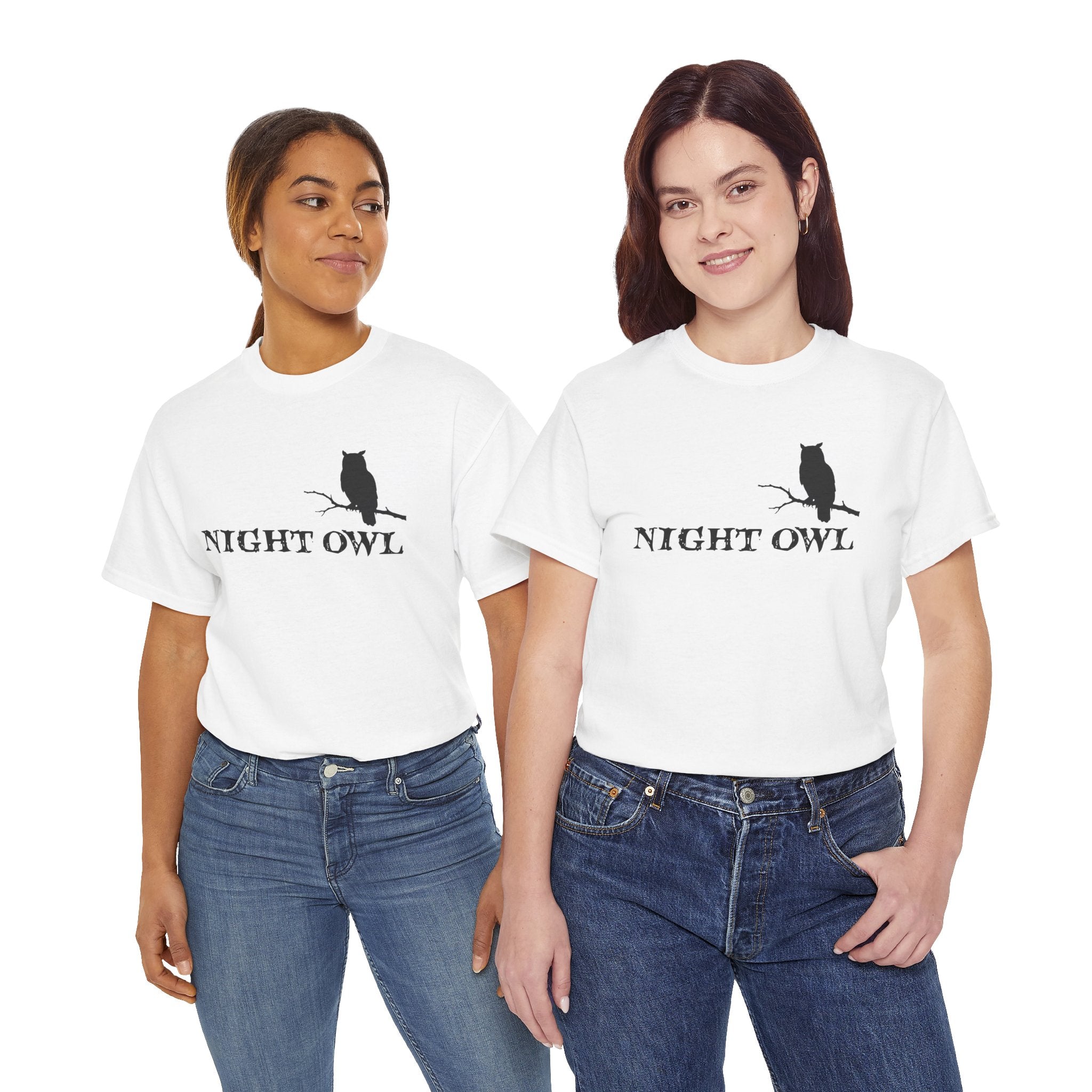 🌙 Night Owl™ Minimal Silhouette Tee