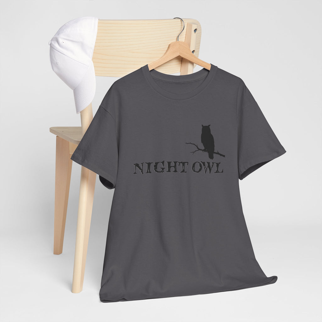 🌙 Night Owl™ Minimal Silhouette Tee